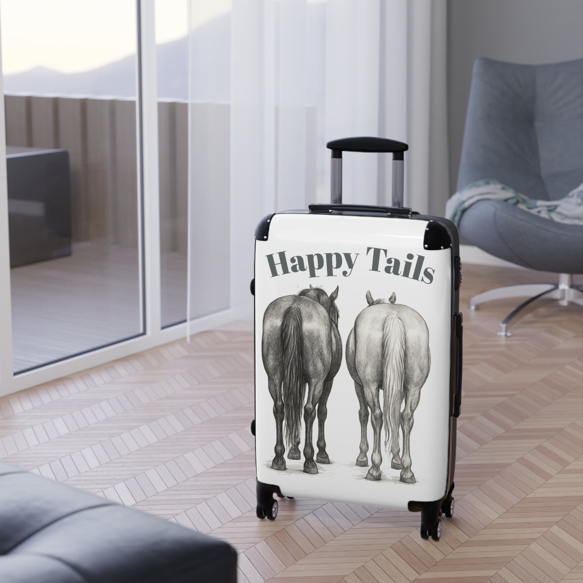 Happy Tails Horse-Themed Luggage