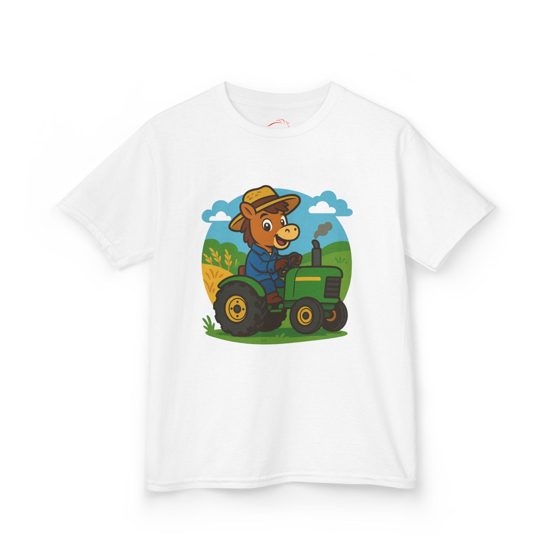 Buck the Bold Tractor Tee – Kids Heavy Cotton™ T-Shirt