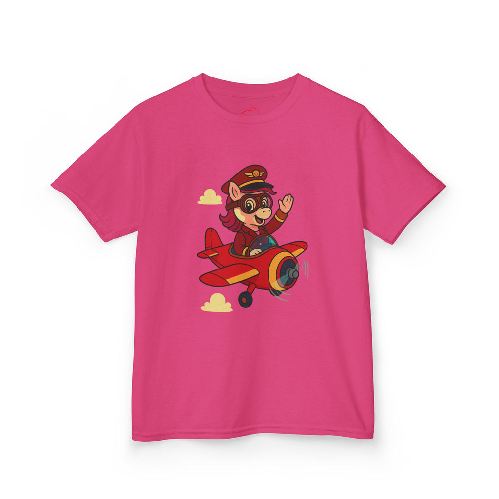 Lulu as a Pilot Tee – Kids Heavy Cotton™ T-Shirt