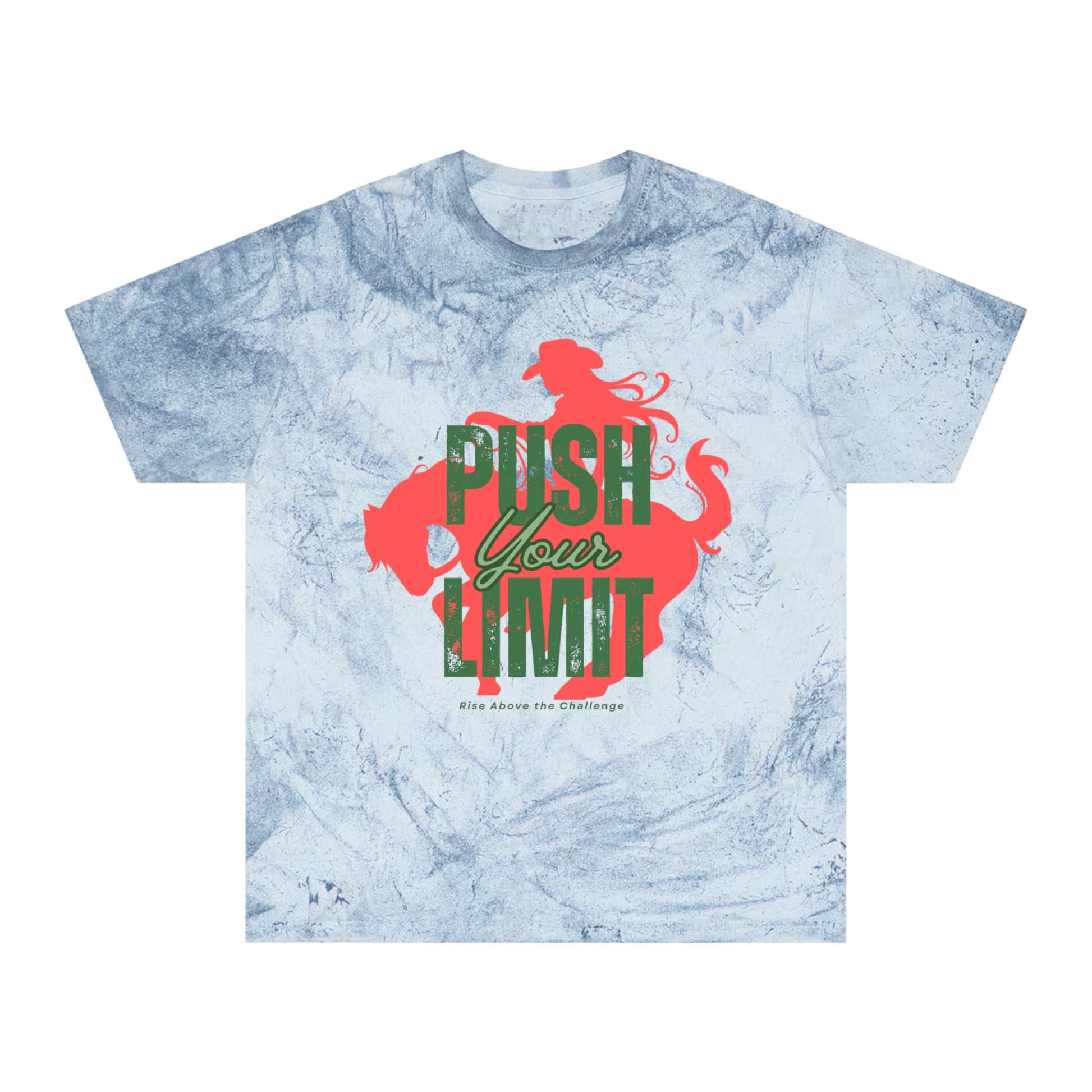 Push Your Limit Color Blast Motivational T-Shirt