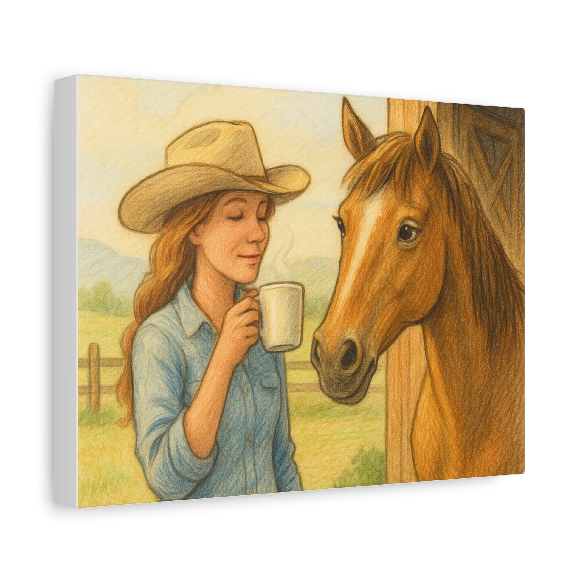 First Light Coffee Canvas Art