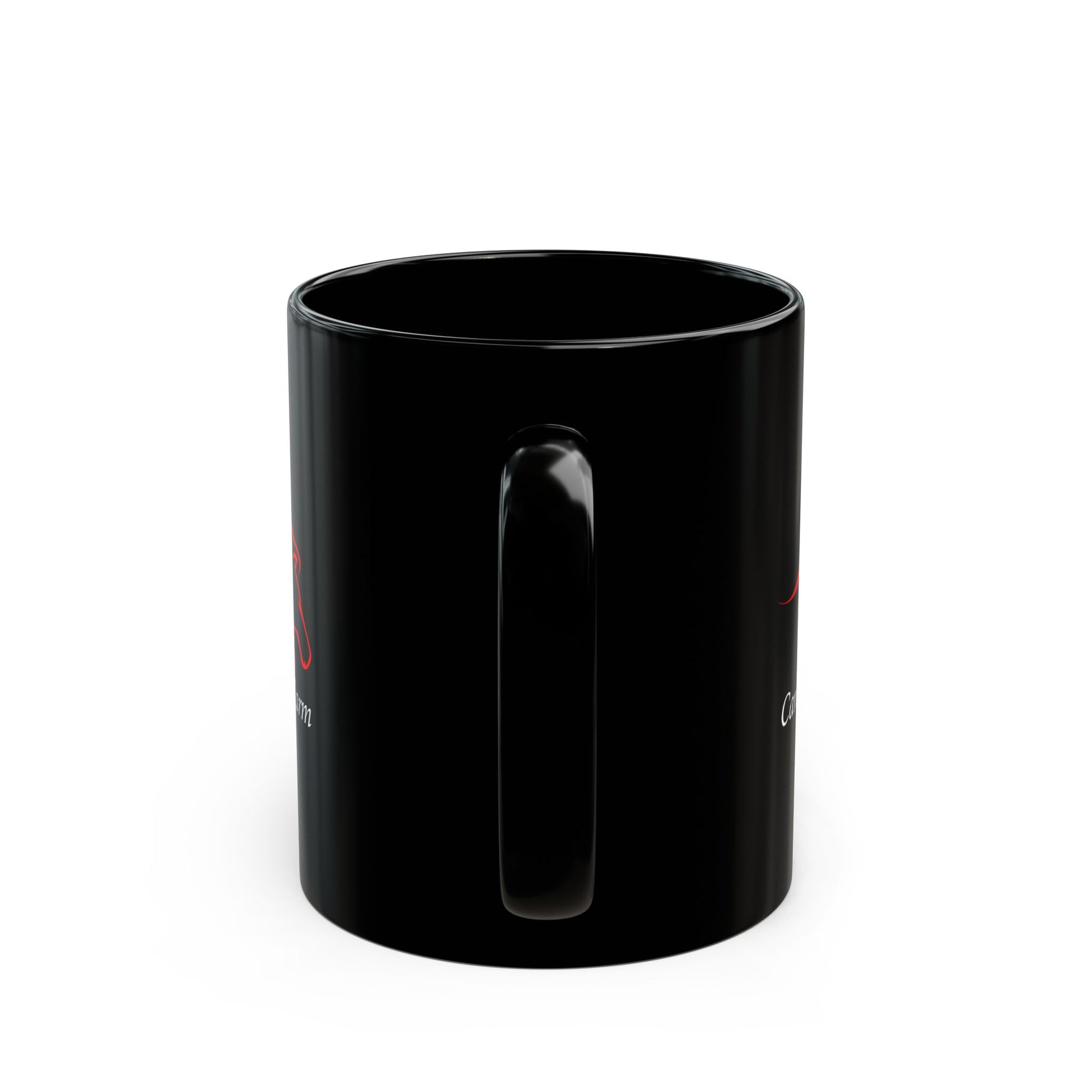 Carey Springs Farm Black Mug