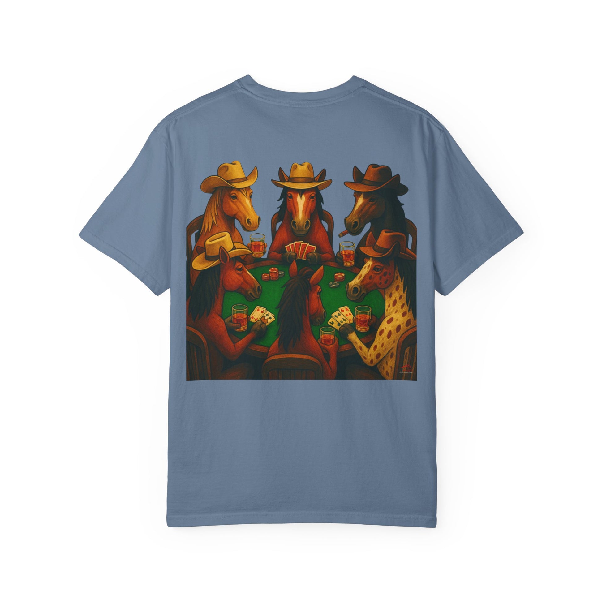 High Stakes and Hoof Beats Unisex Garment-Dyed T-shirt