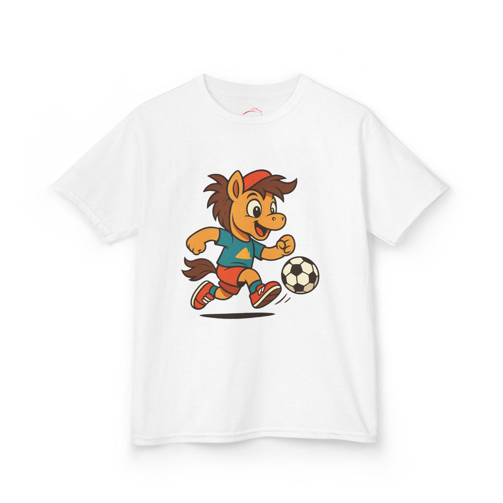 Buck Plays Soccer Tee – Kids Heavy Cotton™ T-Shirt