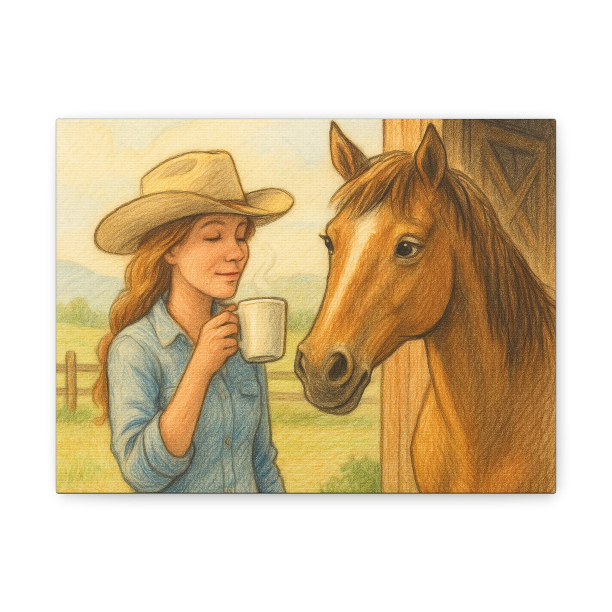 First Light Coffee Canvas Art