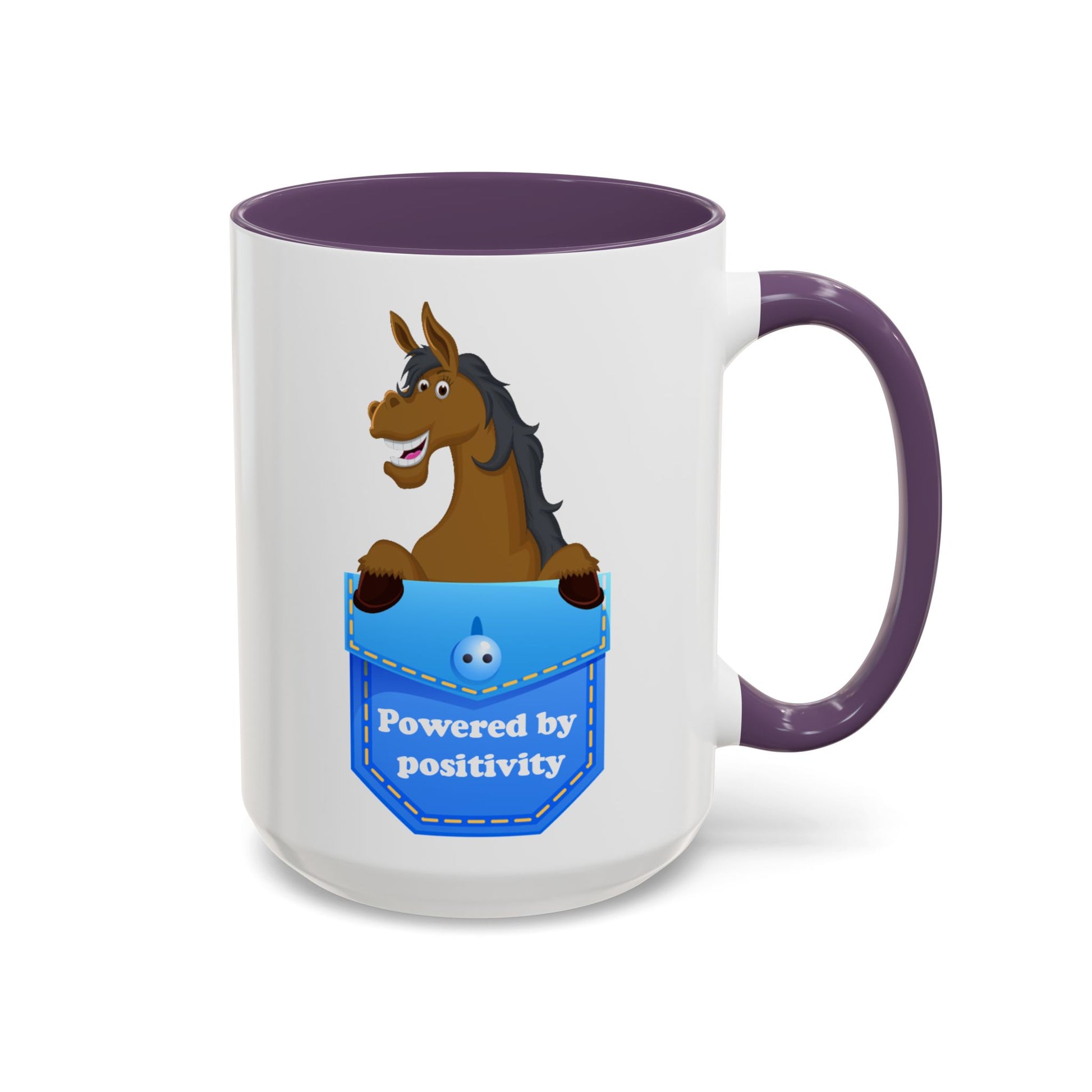 Powered by Positivity Pocket Pony Mug