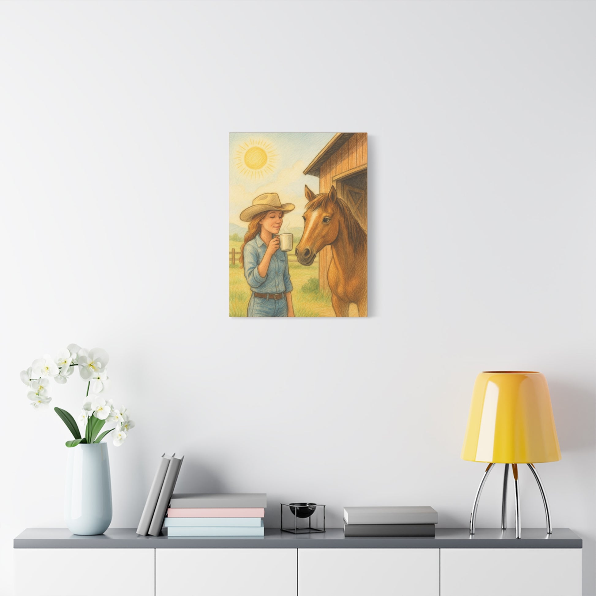 First Light Coffee Canvas Art