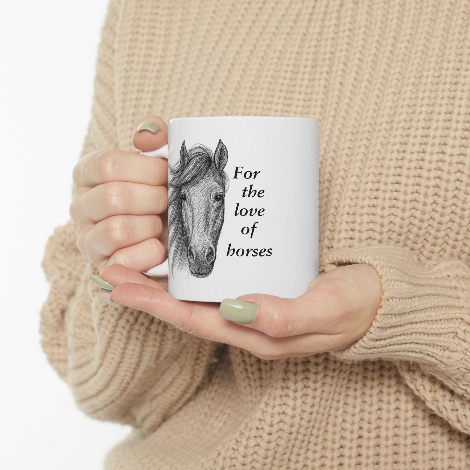 For the Love of Horses I Rise Mug