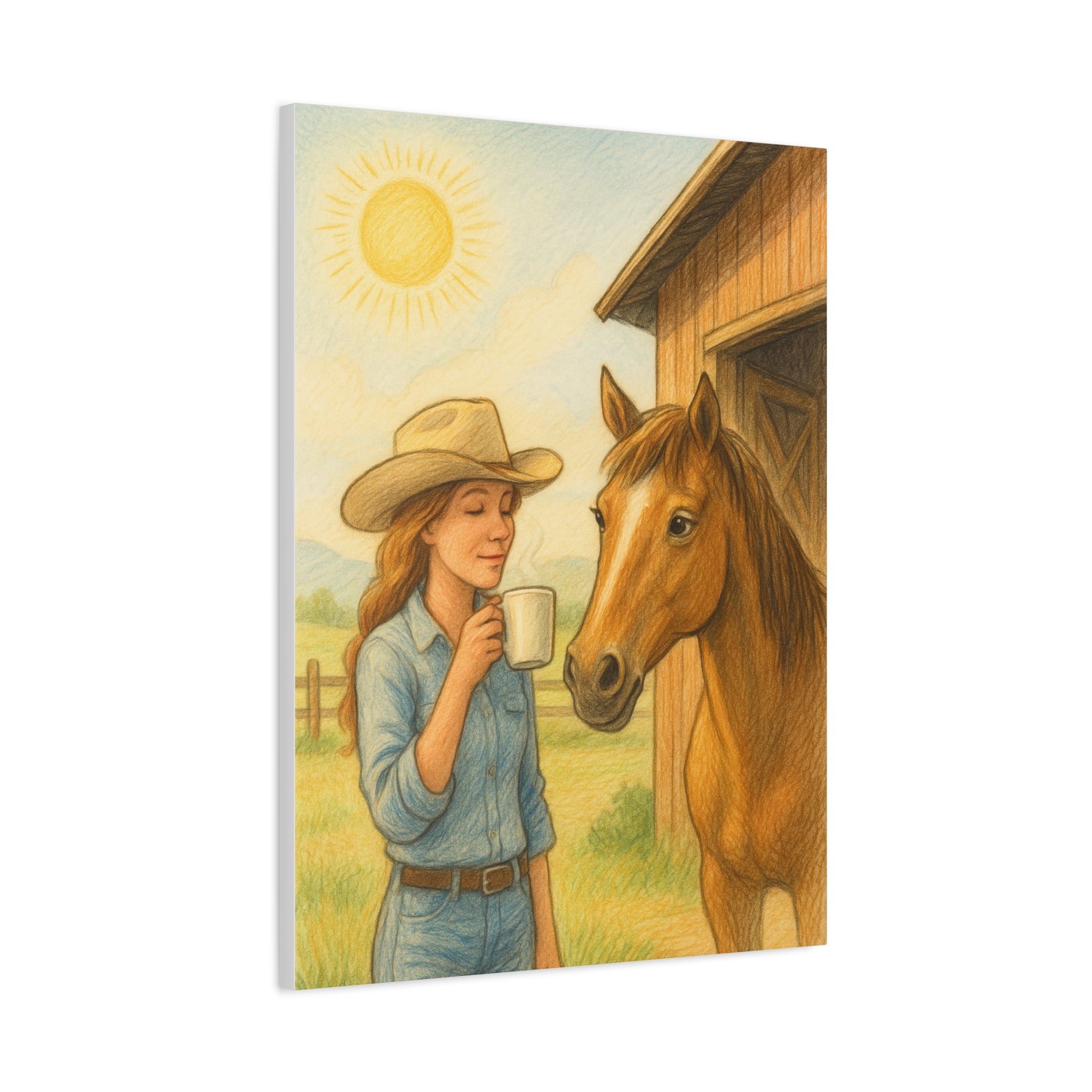 First Light Coffee Canvas Art