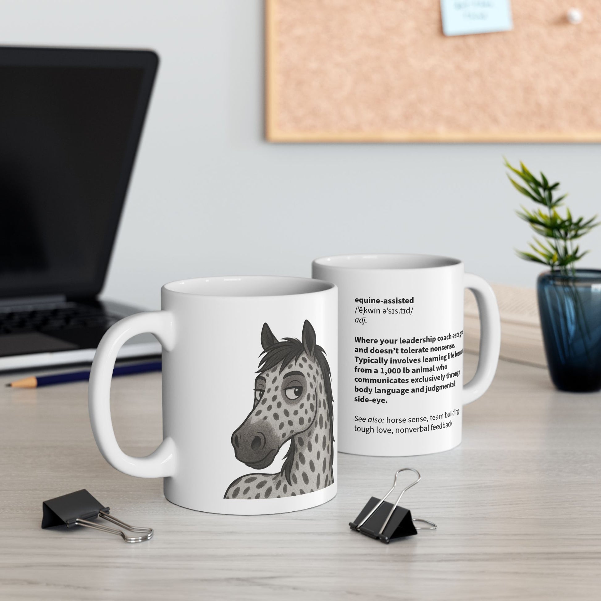 Side-Eye Equine Assisted Definition Mug