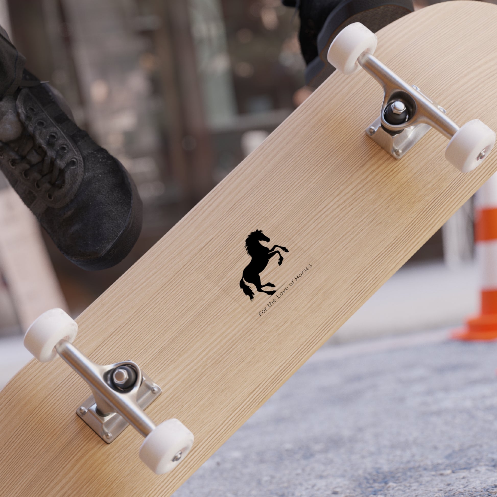 Stickers - Rearing Horse Silhouette 'For the Love of Horses' Design