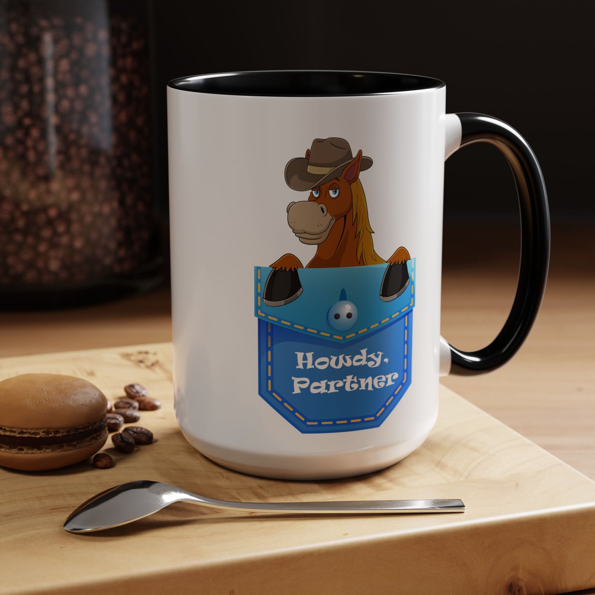 Howdy Partner Pocker Pony Coffee Mug