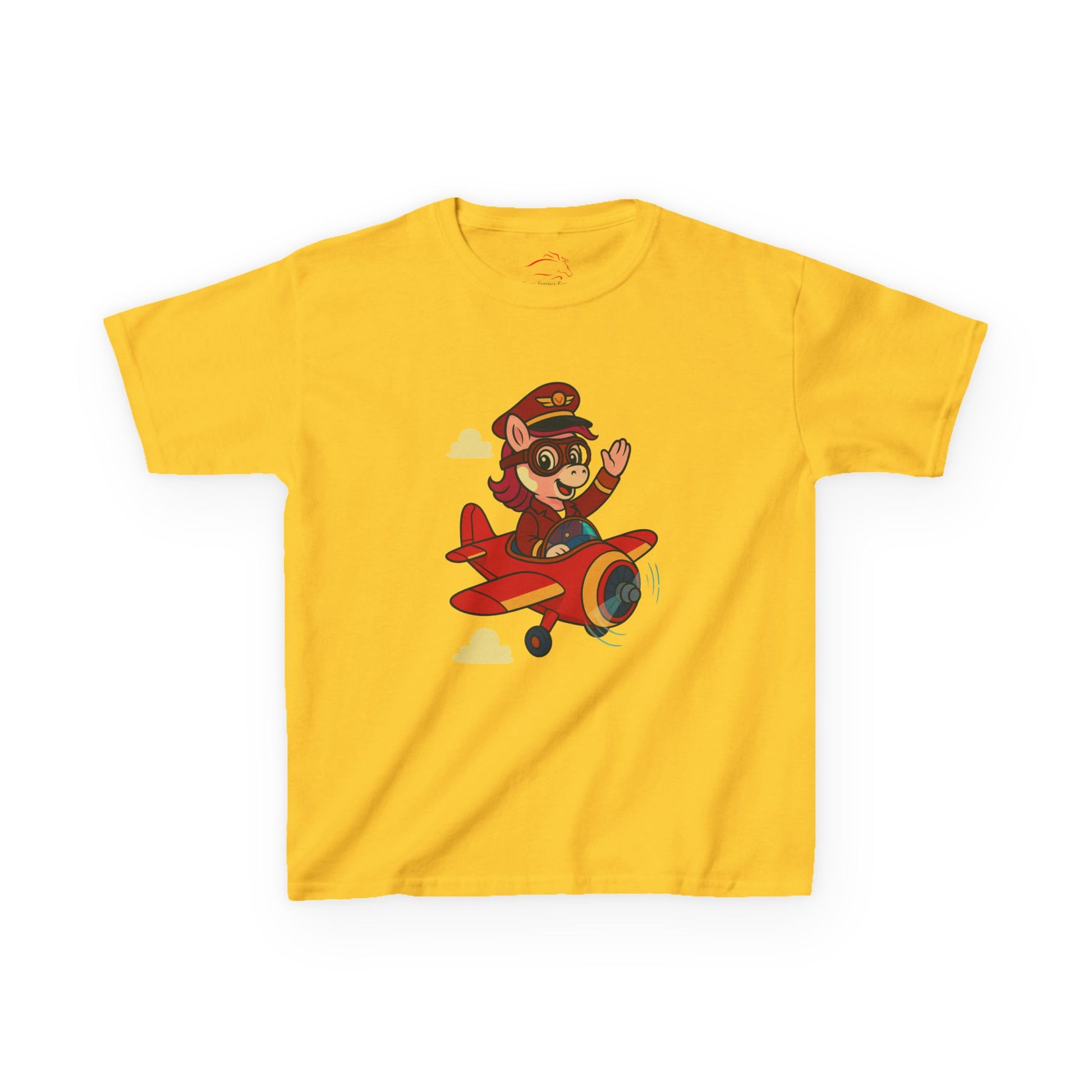 Lulu as a Pilot Tee – Kids Heavy Cotton™ T-Shirt
