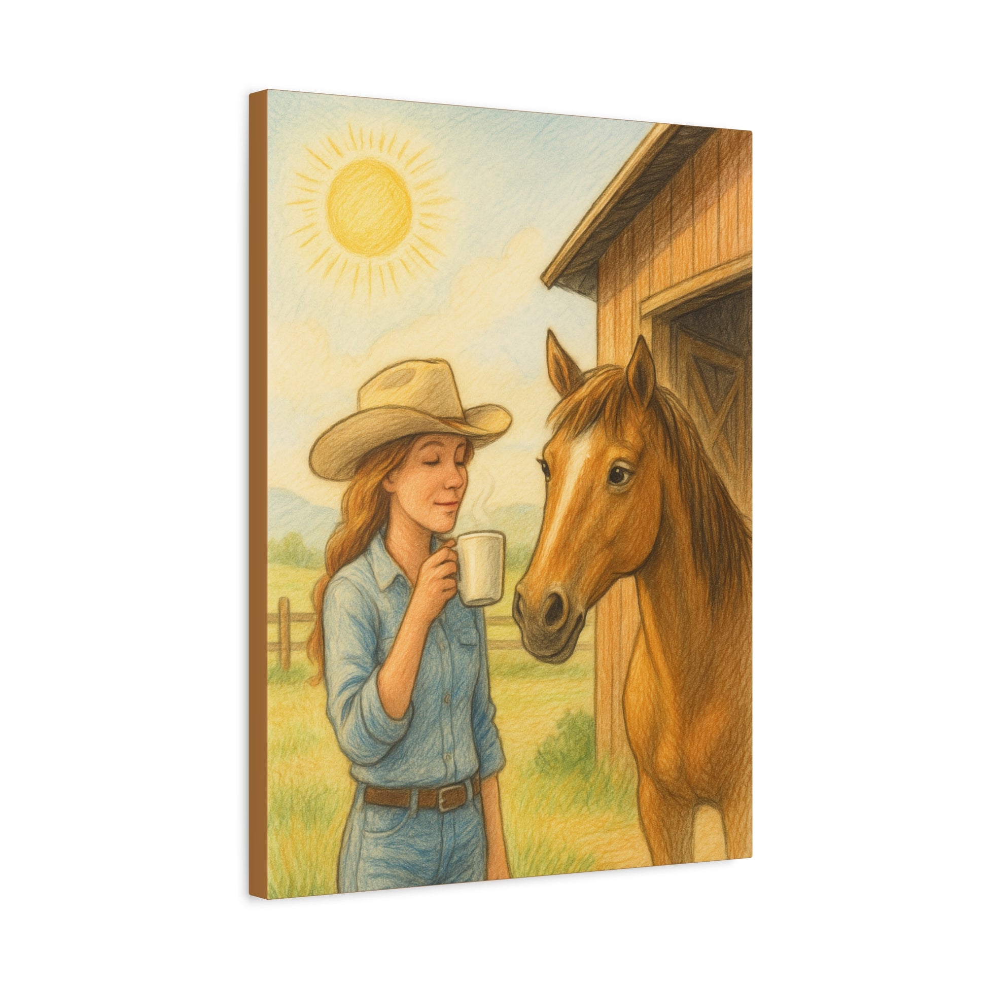 First Light Coffee Canvas Art