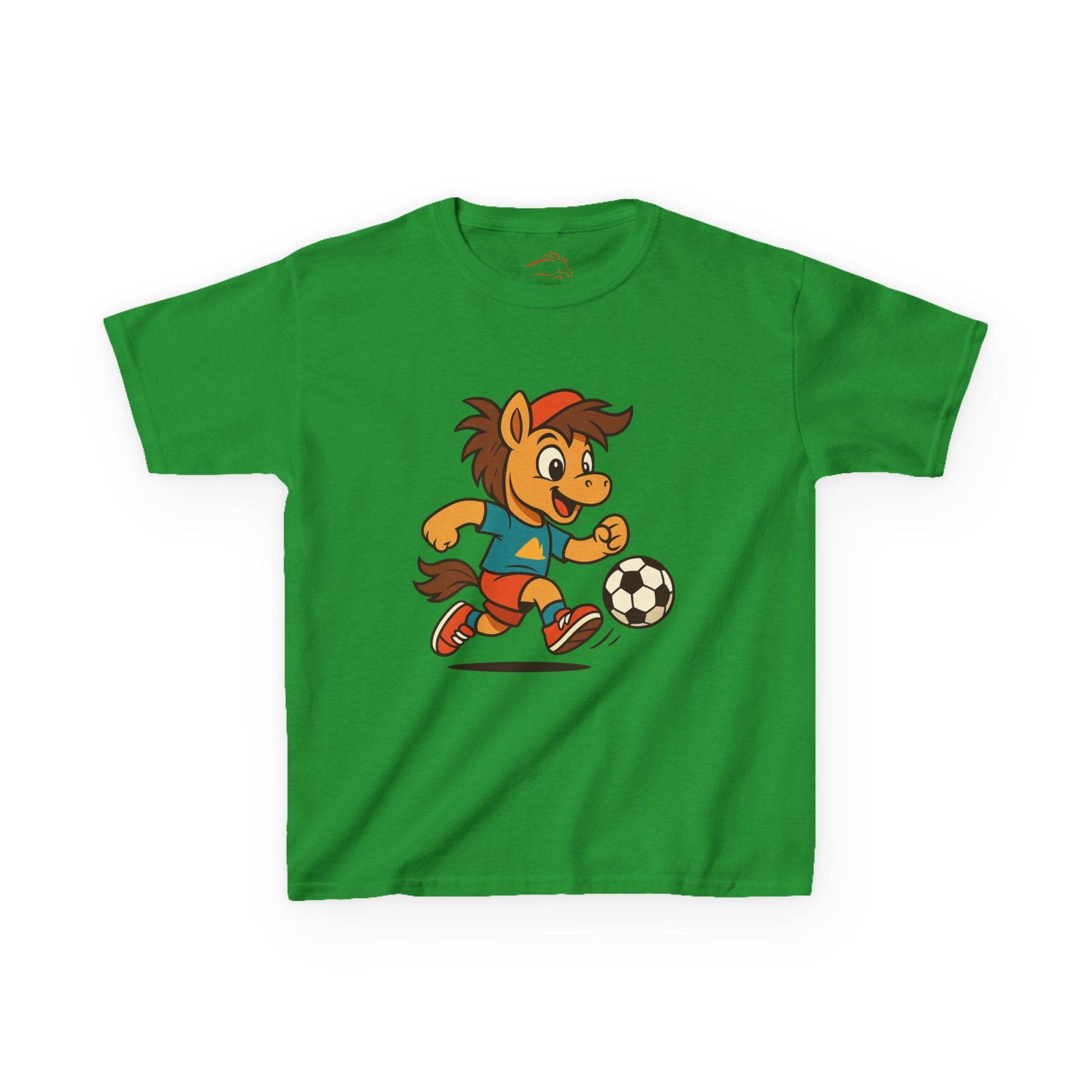 Buck Plays Soccer Tee – Kids Heavy Cotton™ T-Shirt