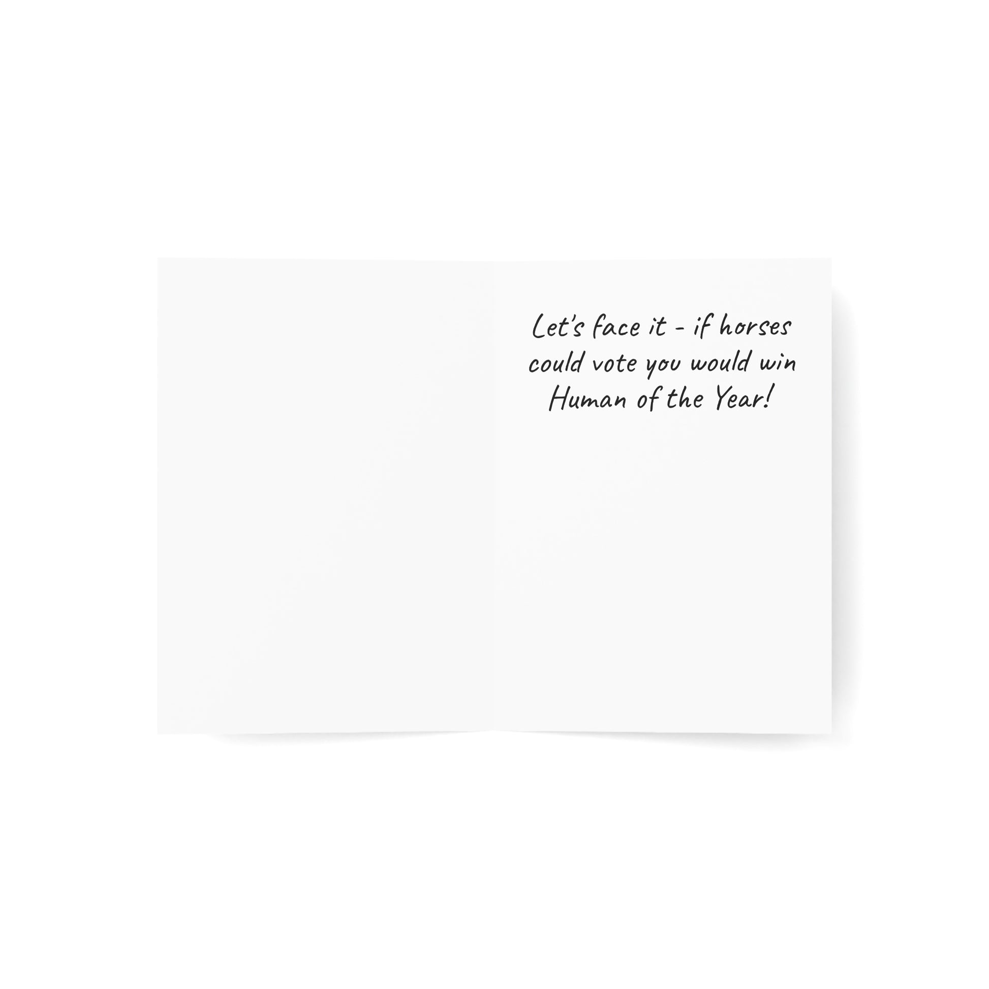 Human of the Year Thank You Card