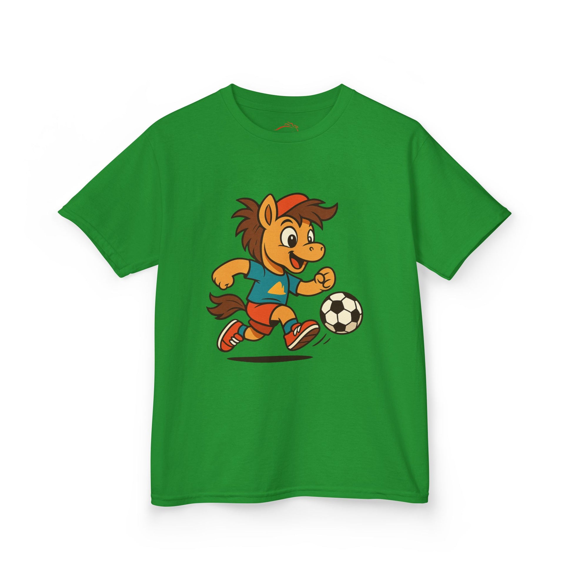Buck Plays Soccer Tee – Kids Heavy Cotton™ T-Shirt
