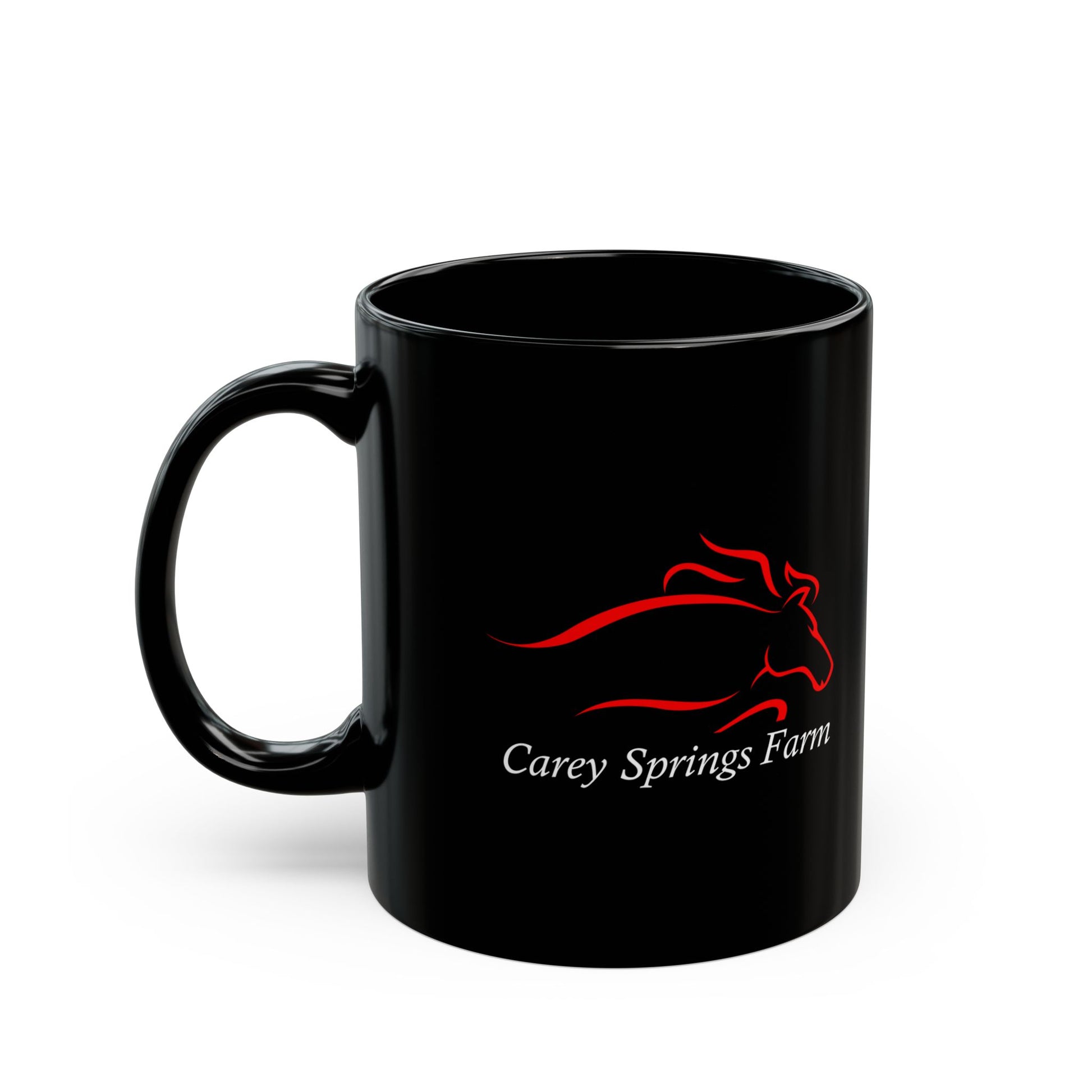 Carey Springs Farm Black Mug