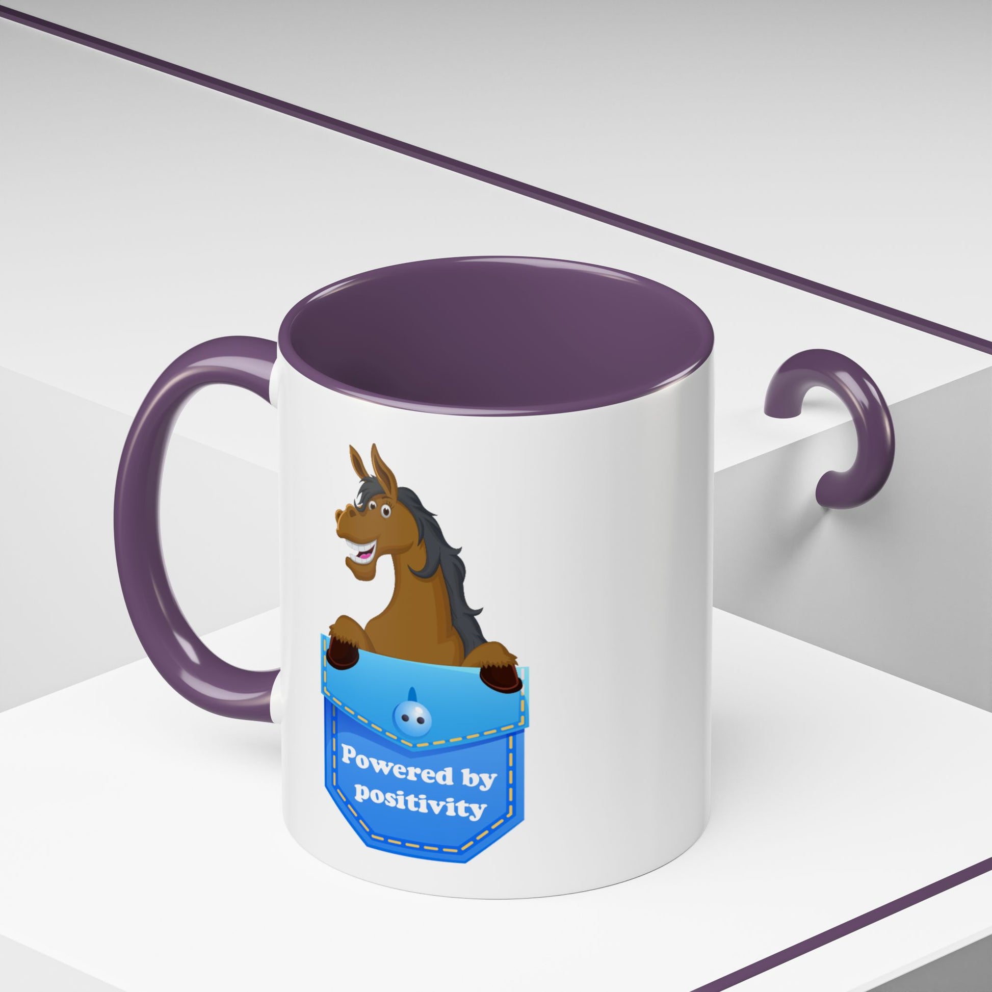 Powered by Positivity Pocket Pony Mug