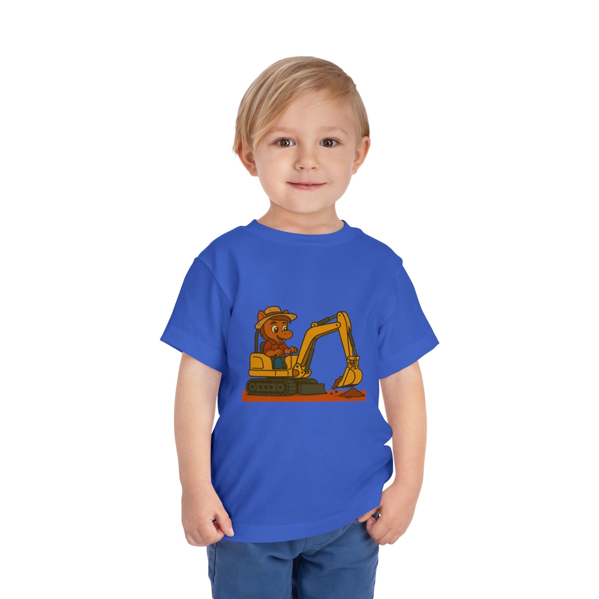 Buck on the Excavator – Toddler T-Shirt
