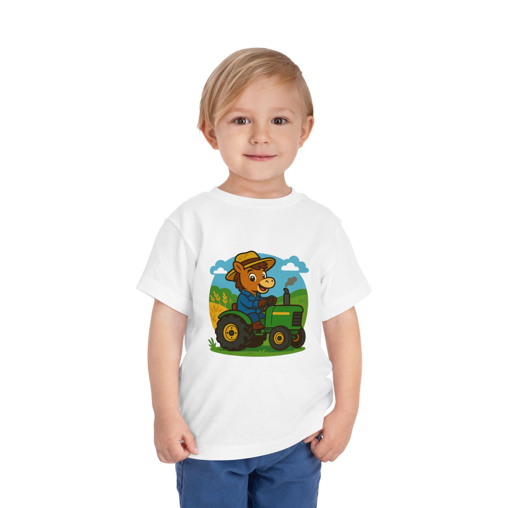 Buck on a Tractor – Toddler T-Shirt