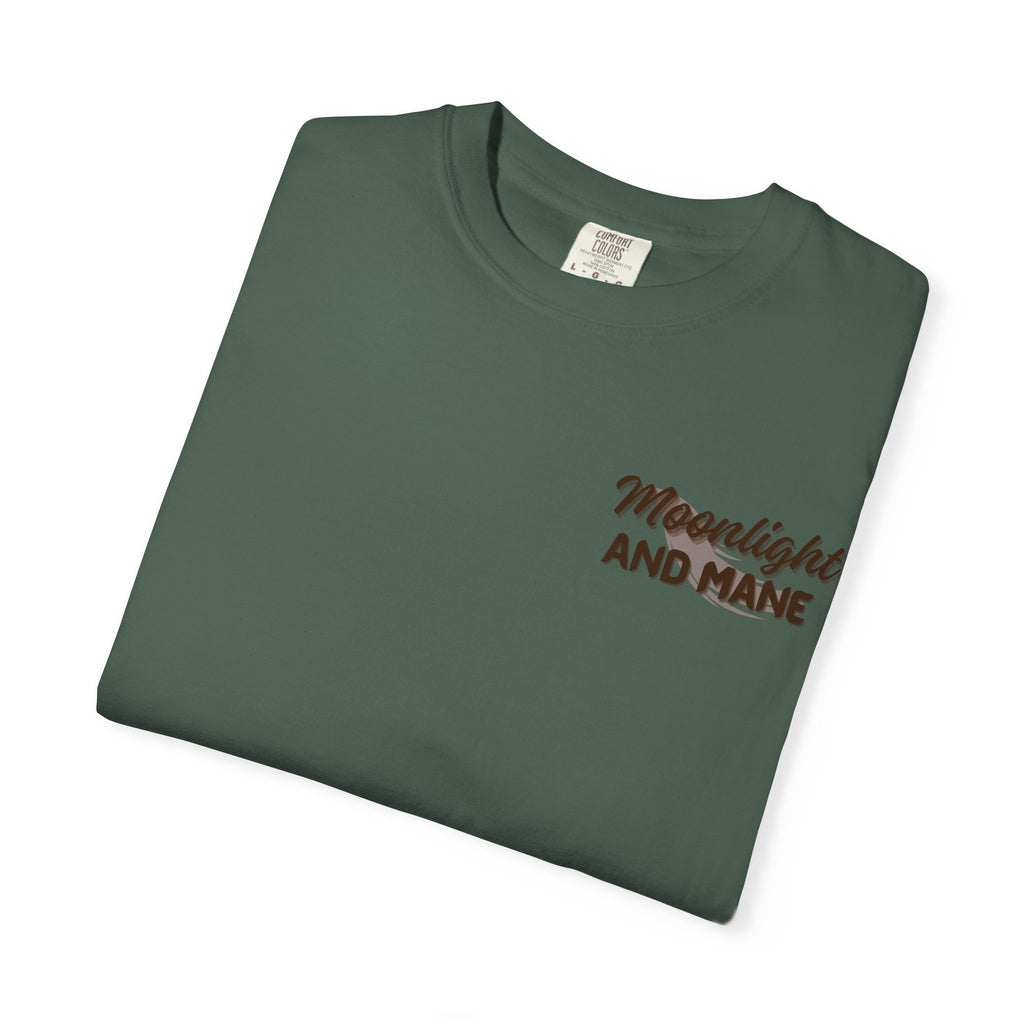 High Stakes and Hoof Beats Unisex Garment-Dyed T-shirt