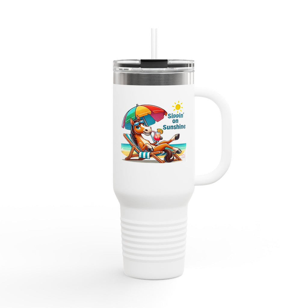 Sunny Vibes Insulated Travel Mug, 40oz