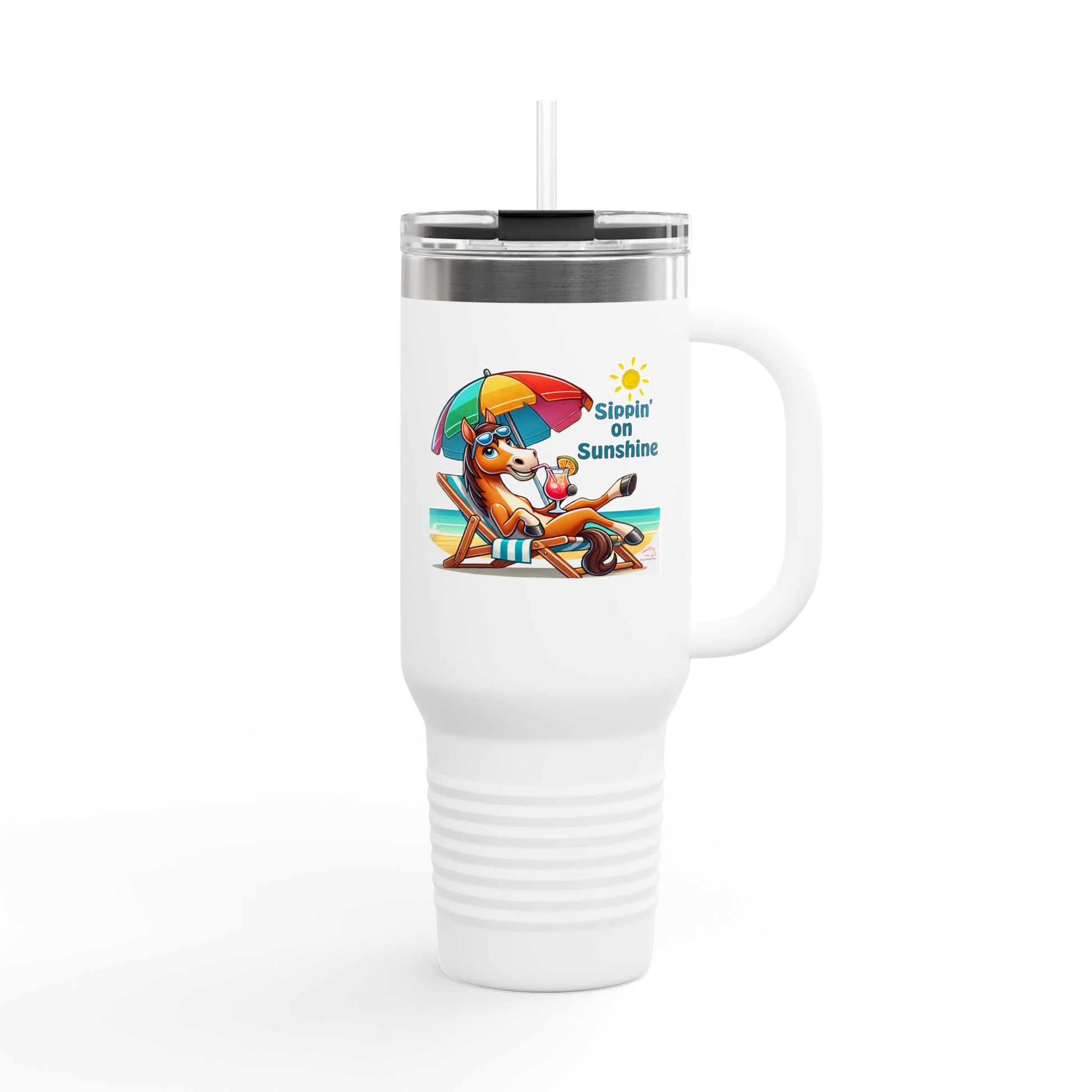 Sunny Vibes Insulated Travel Mug, 40oz