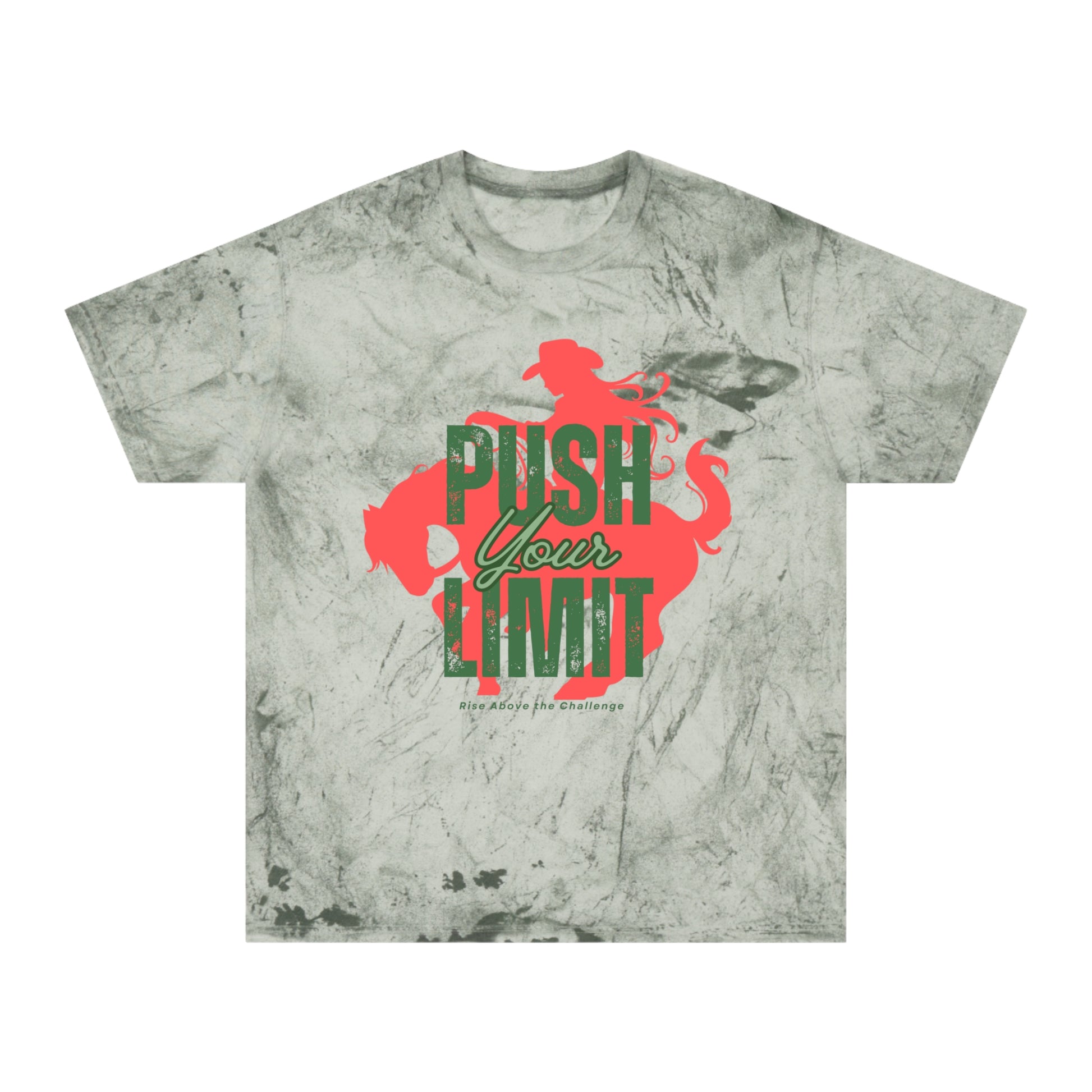 Push Your Limit Color Blast Motivational T-Shirt