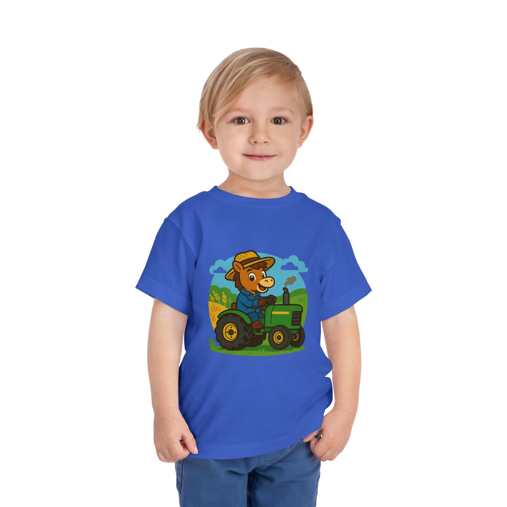 Buck on a Tractor – Toddler T-Shirt
