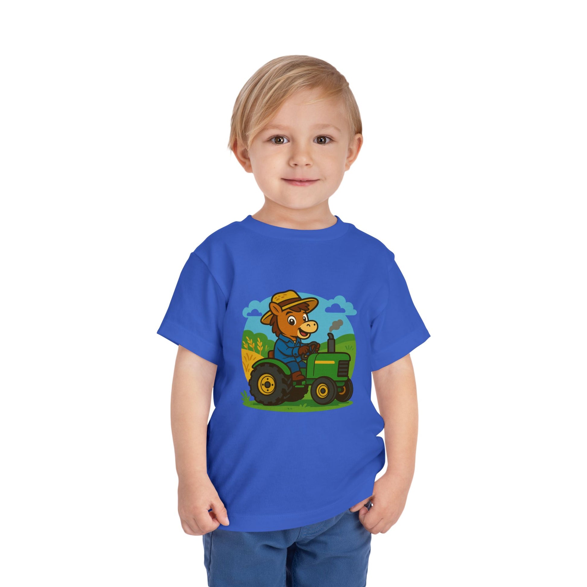 Buck on a Tractor – Toddler T-Shirt