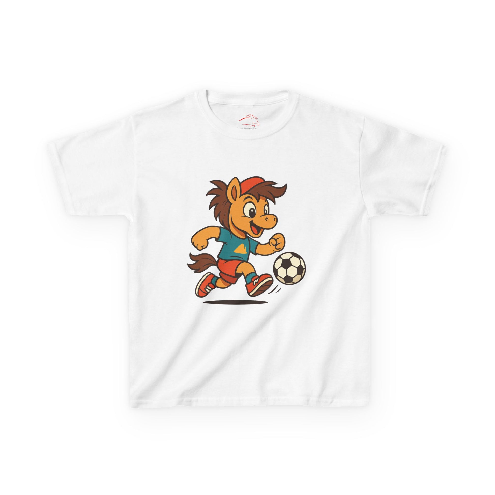 Buck Plays Soccer Tee – Kids Heavy Cotton™ T-Shirt