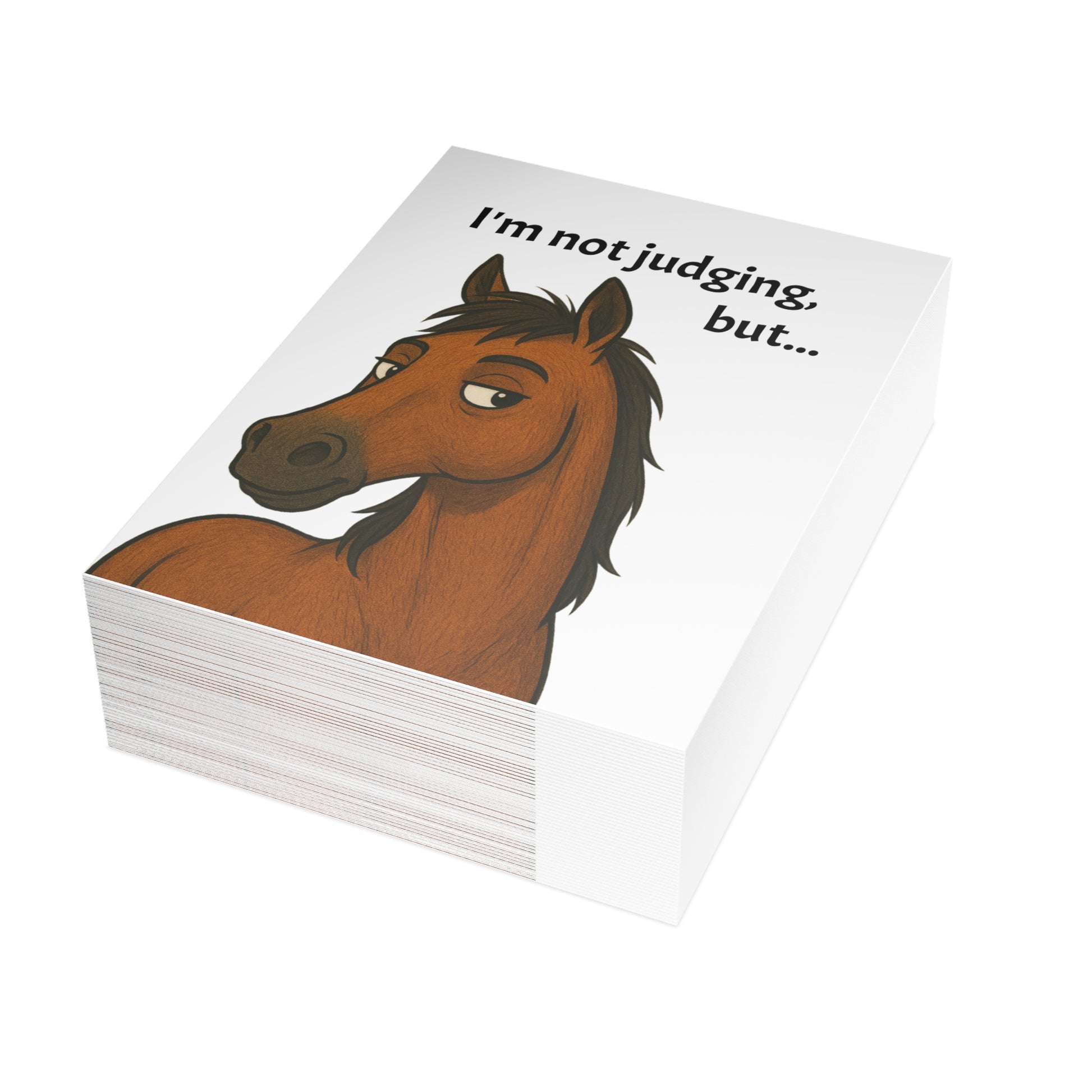 I'm Not Judging, But (Happy Birthday Card)