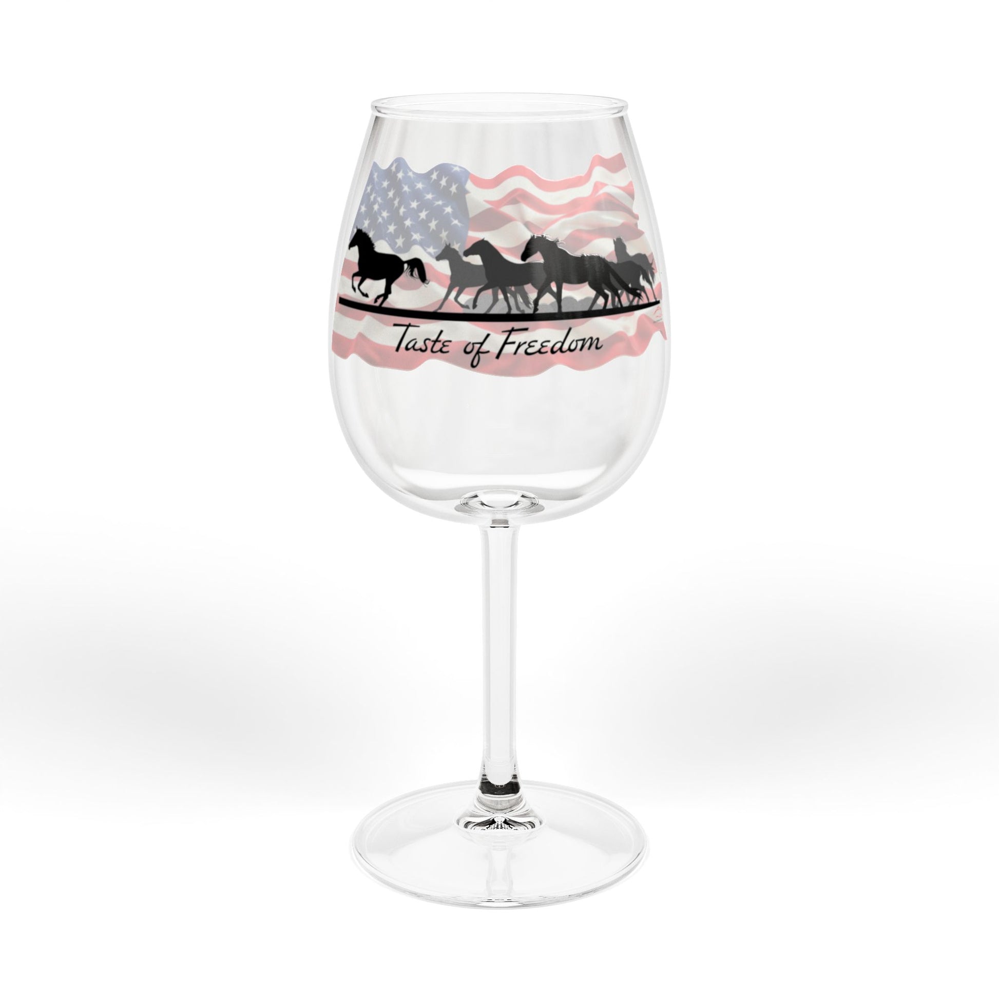 Wine Glass, 12oz - Taste of Freedom