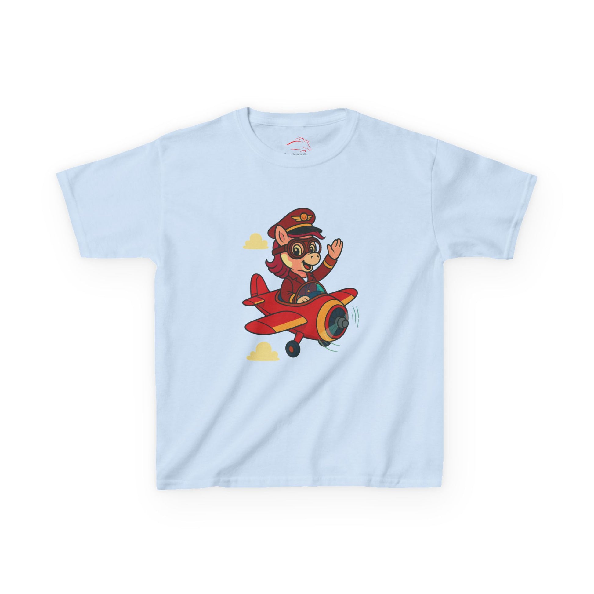 Lulu as a Pilot Tee – Kids Heavy Cotton™ T-Shirt