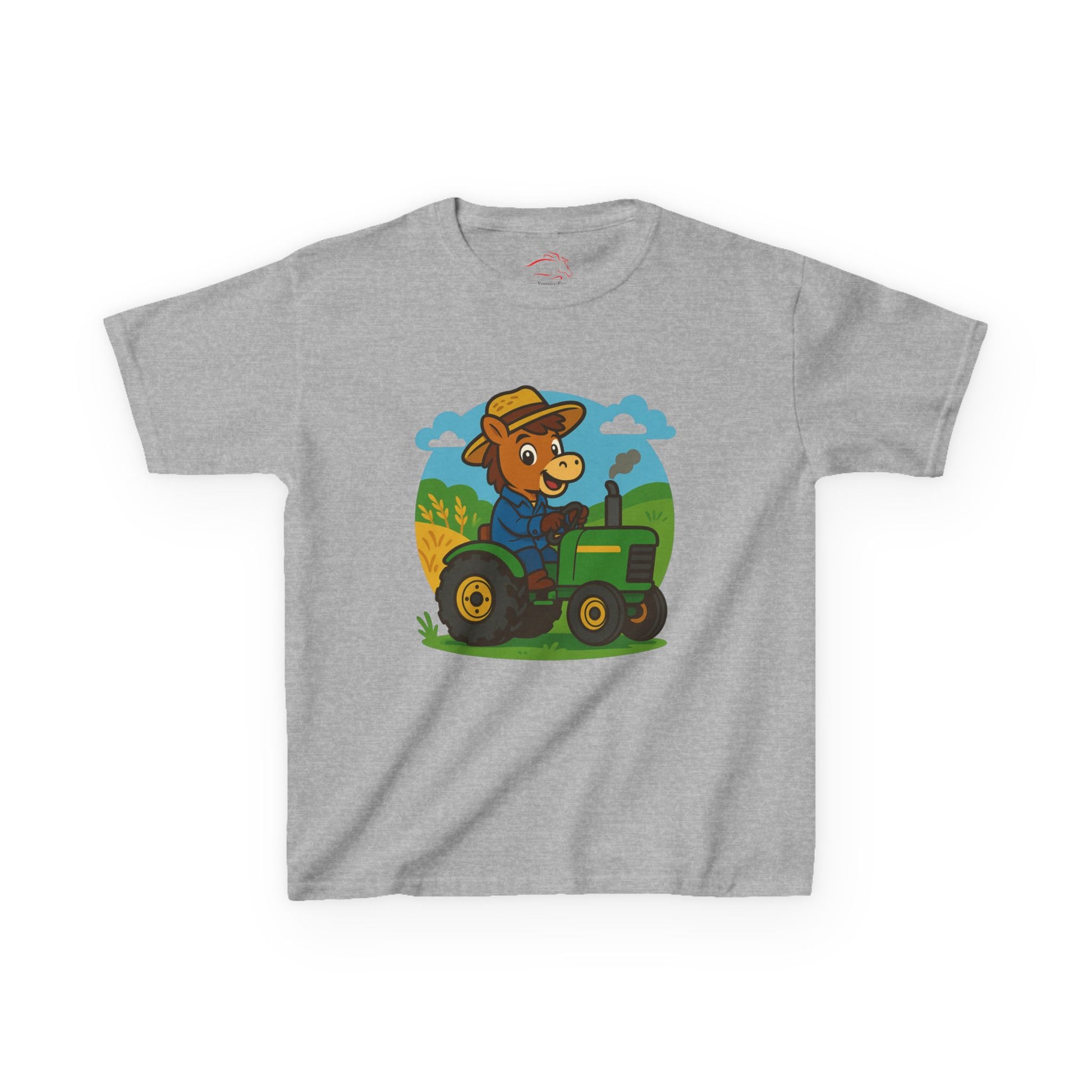 Buck the Bold Tractor Tee – Kids Heavy Cotton™ T-Shirt