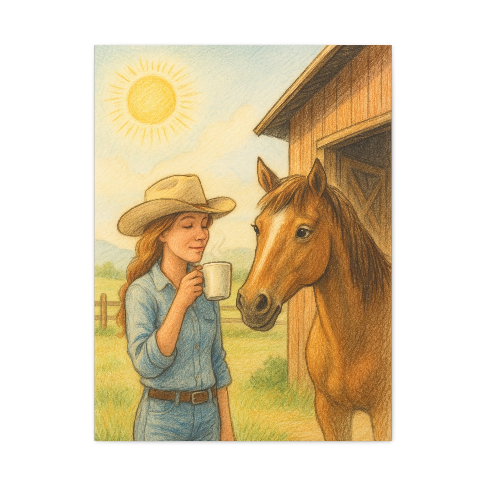 First Light Coffee Canvas Art