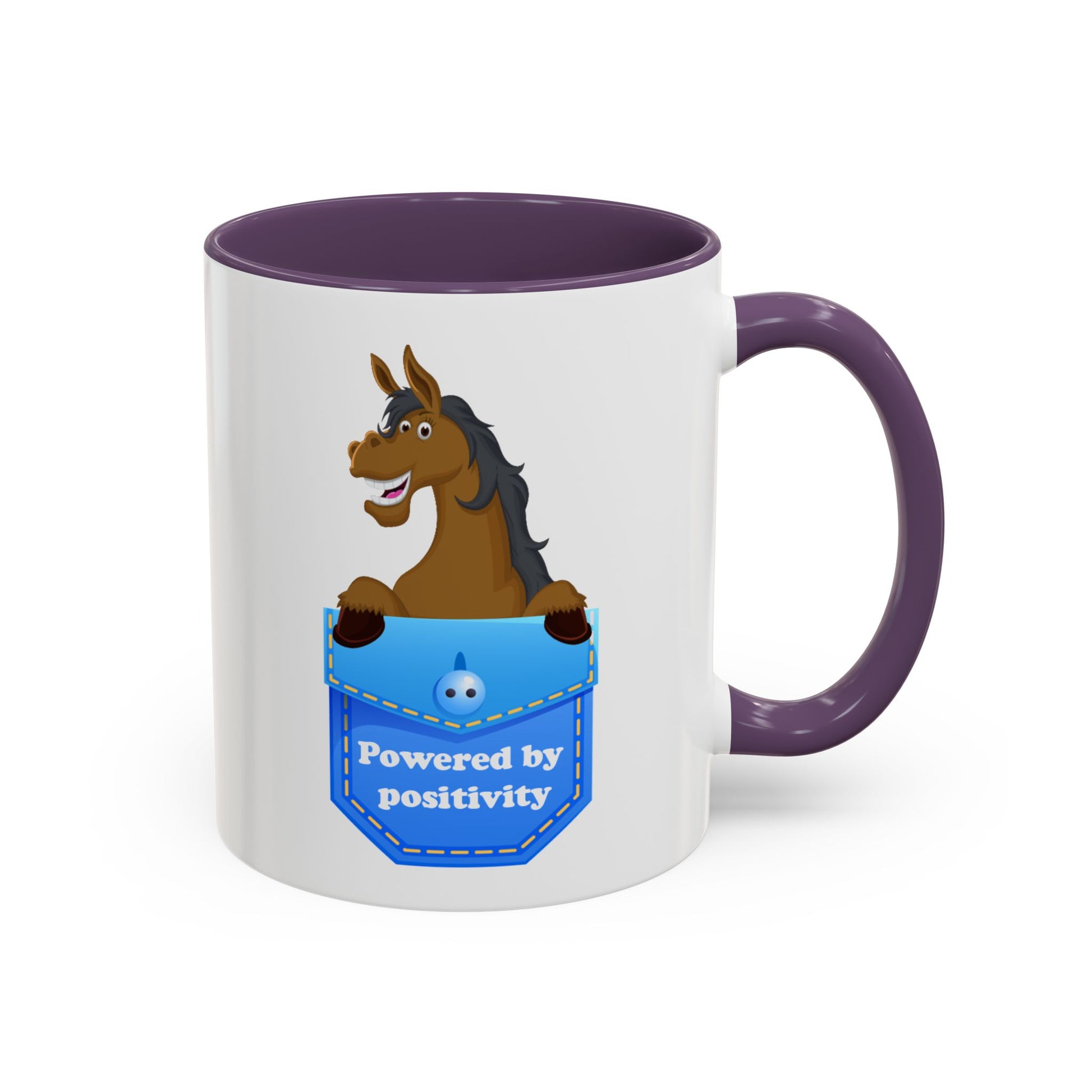 Powered by Positivity Pocket Pony Mug