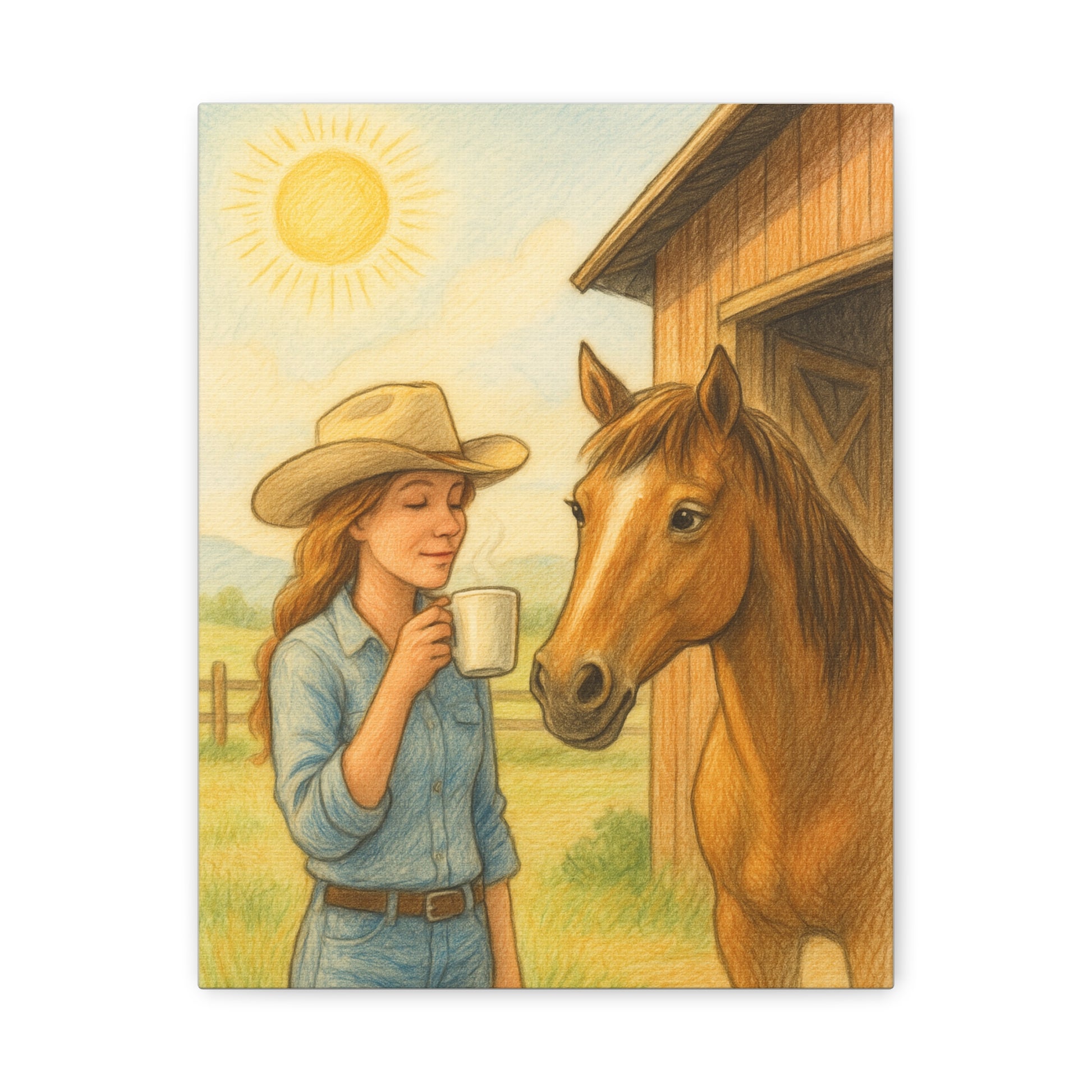 First Light Coffee Canvas Art