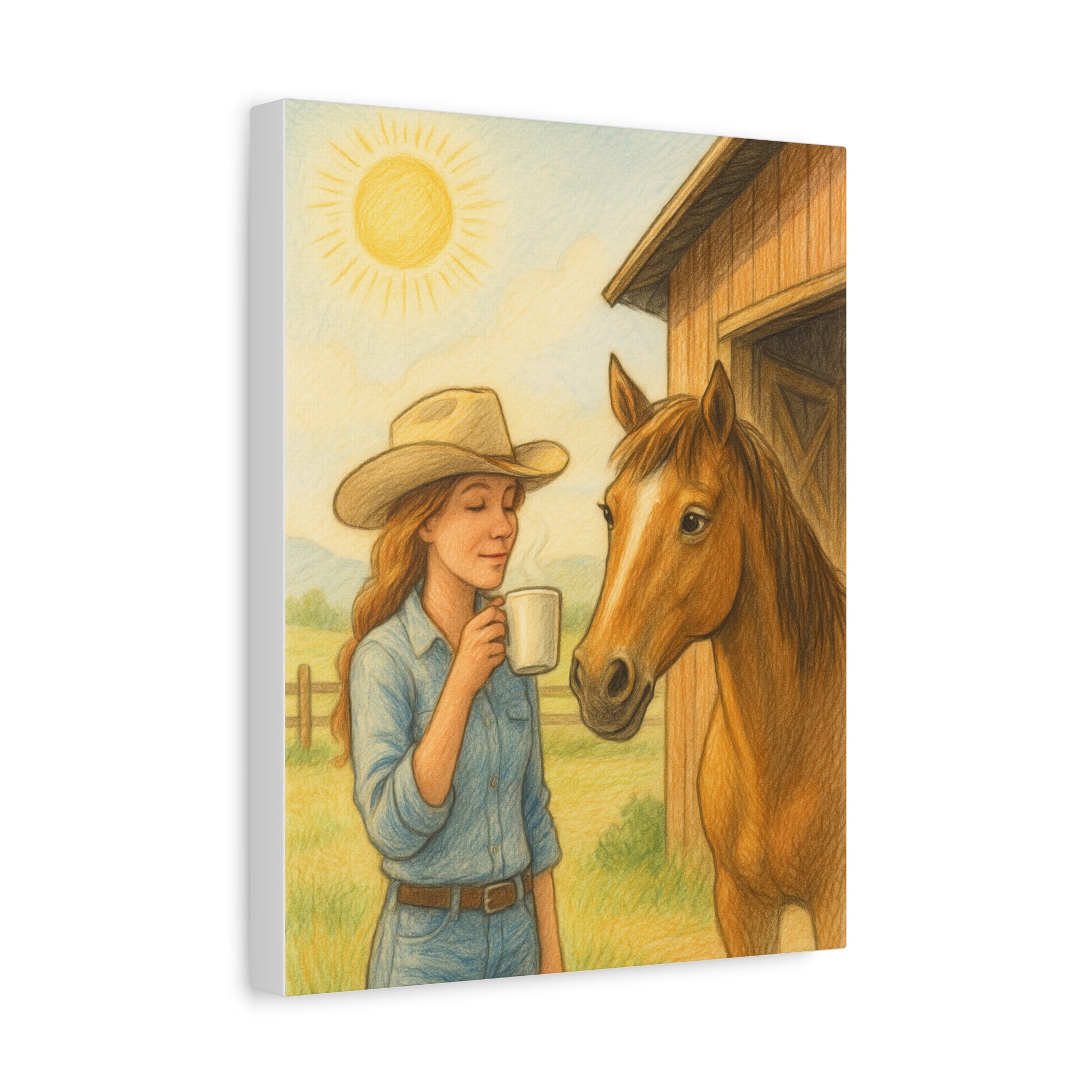 First Light Coffee Canvas Art