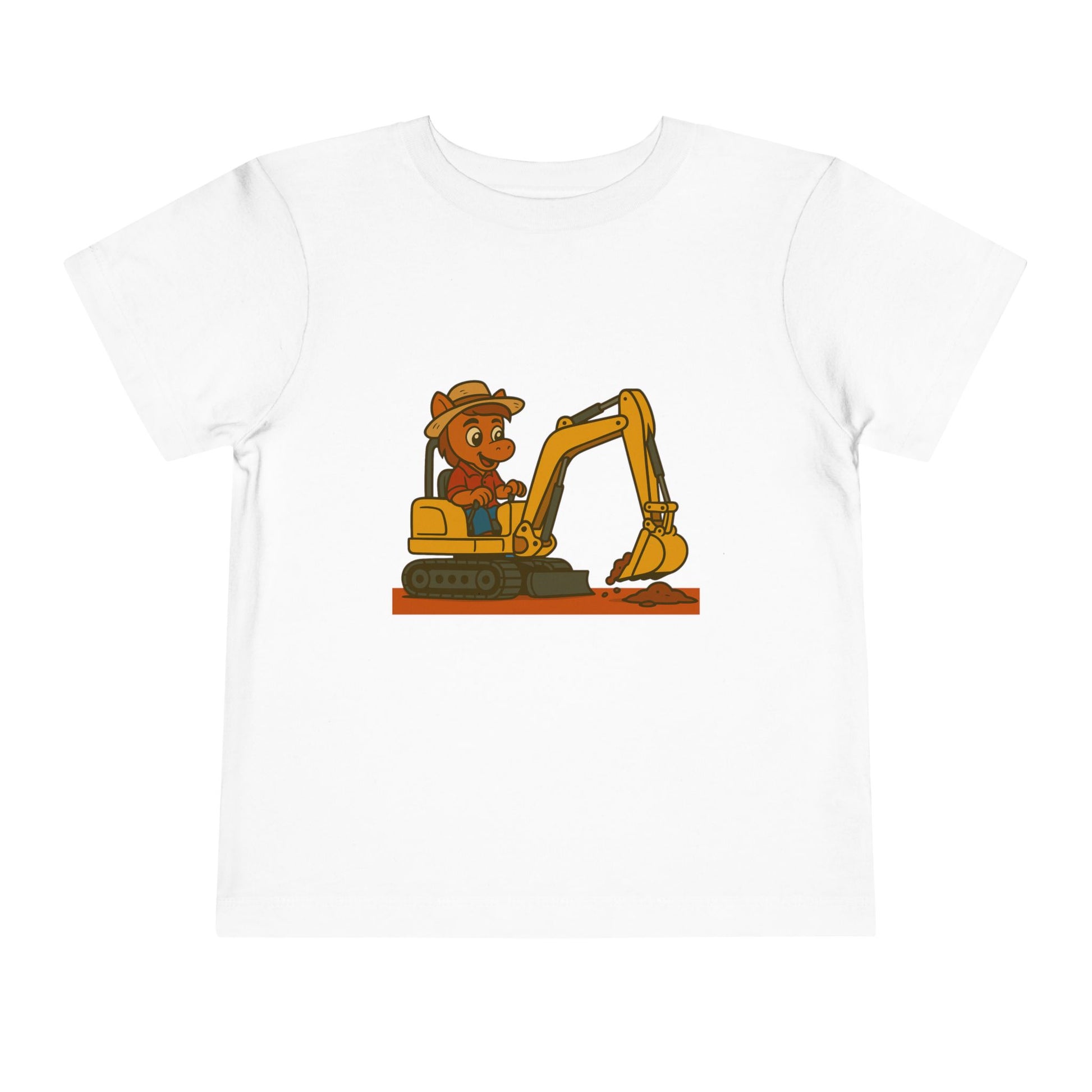 Buck on the Excavator – Toddler T-Shirt