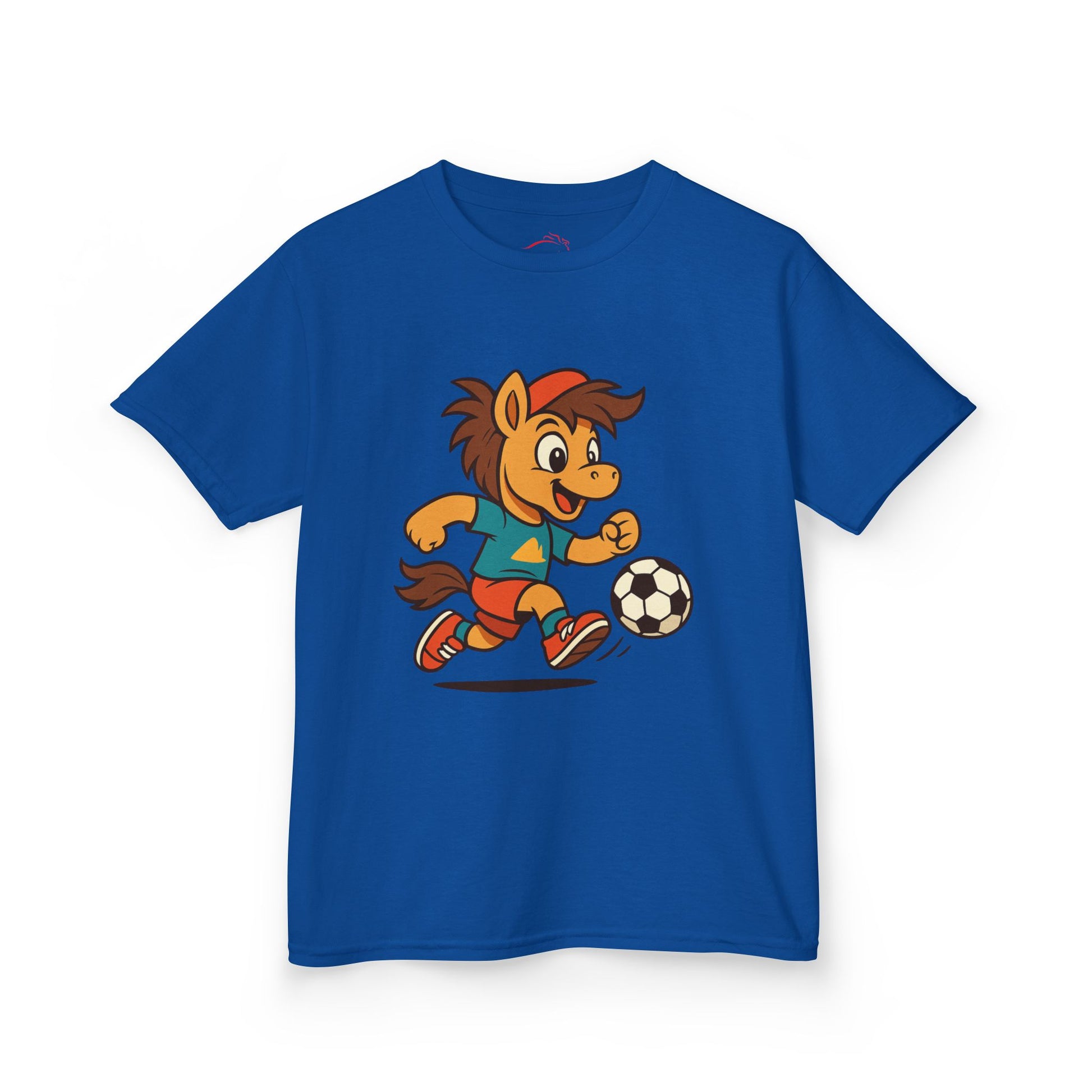 Buck Plays Soccer Tee – Kids Heavy Cotton™ T-Shirt