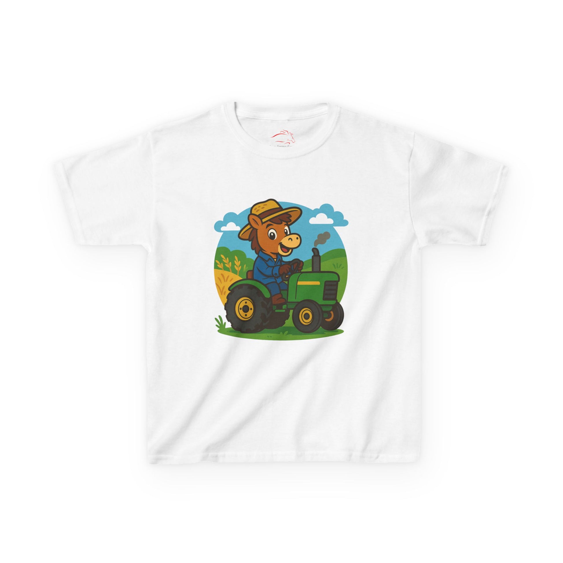 Buck the Bold Tractor Tee – Kids Heavy Cotton™ T-Shirt