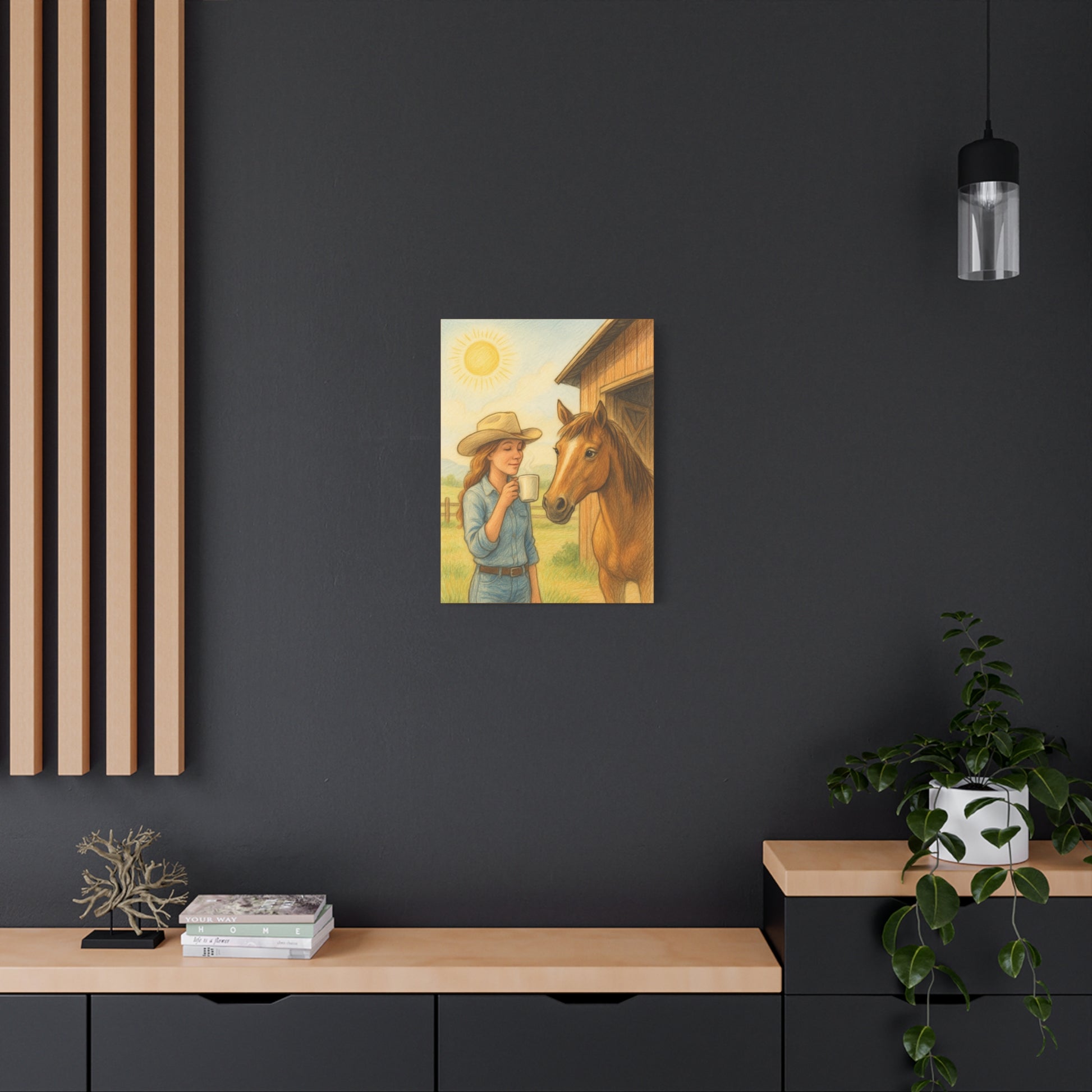 First Light Coffee Canvas Art