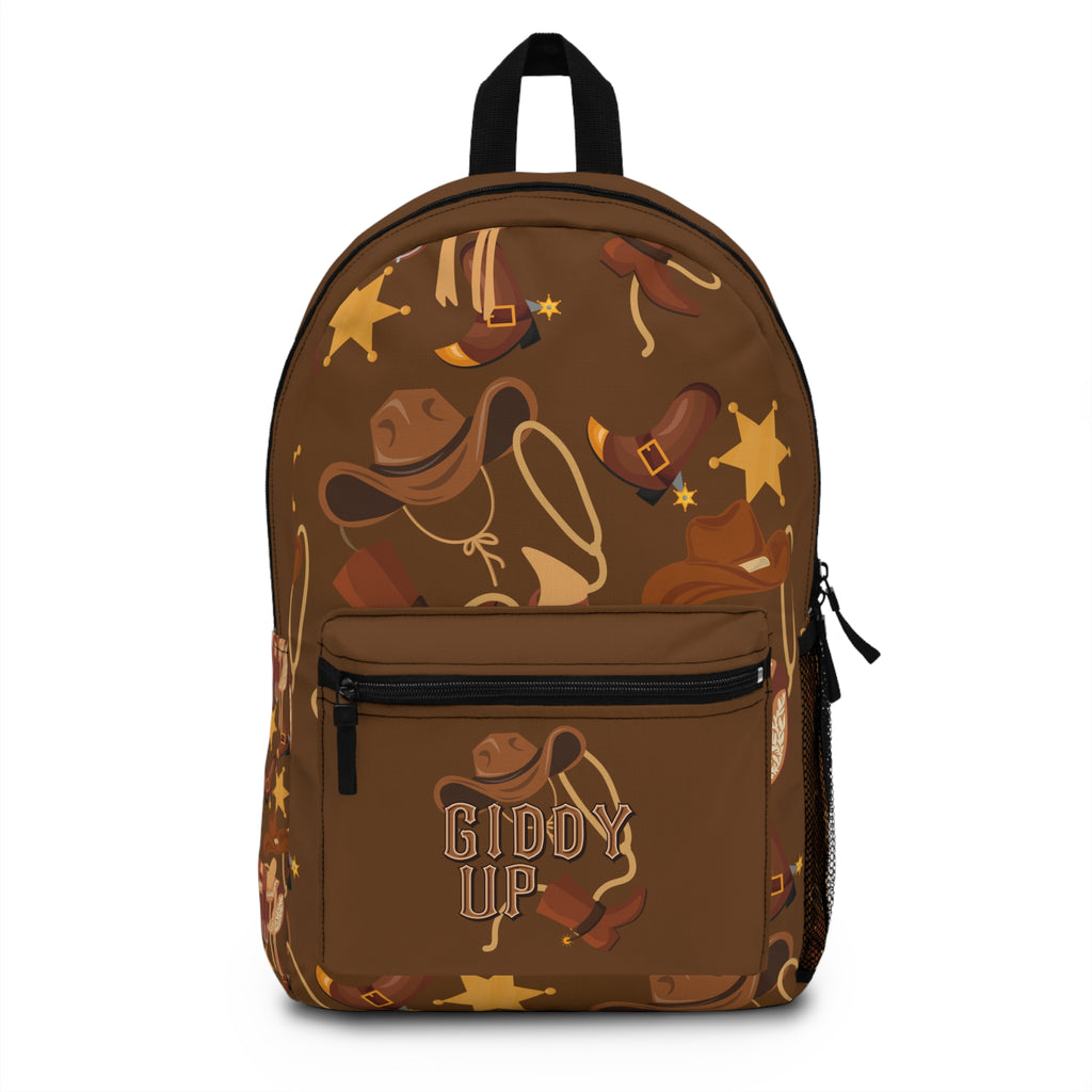 Giddy Up Backpack- Western-Themed
