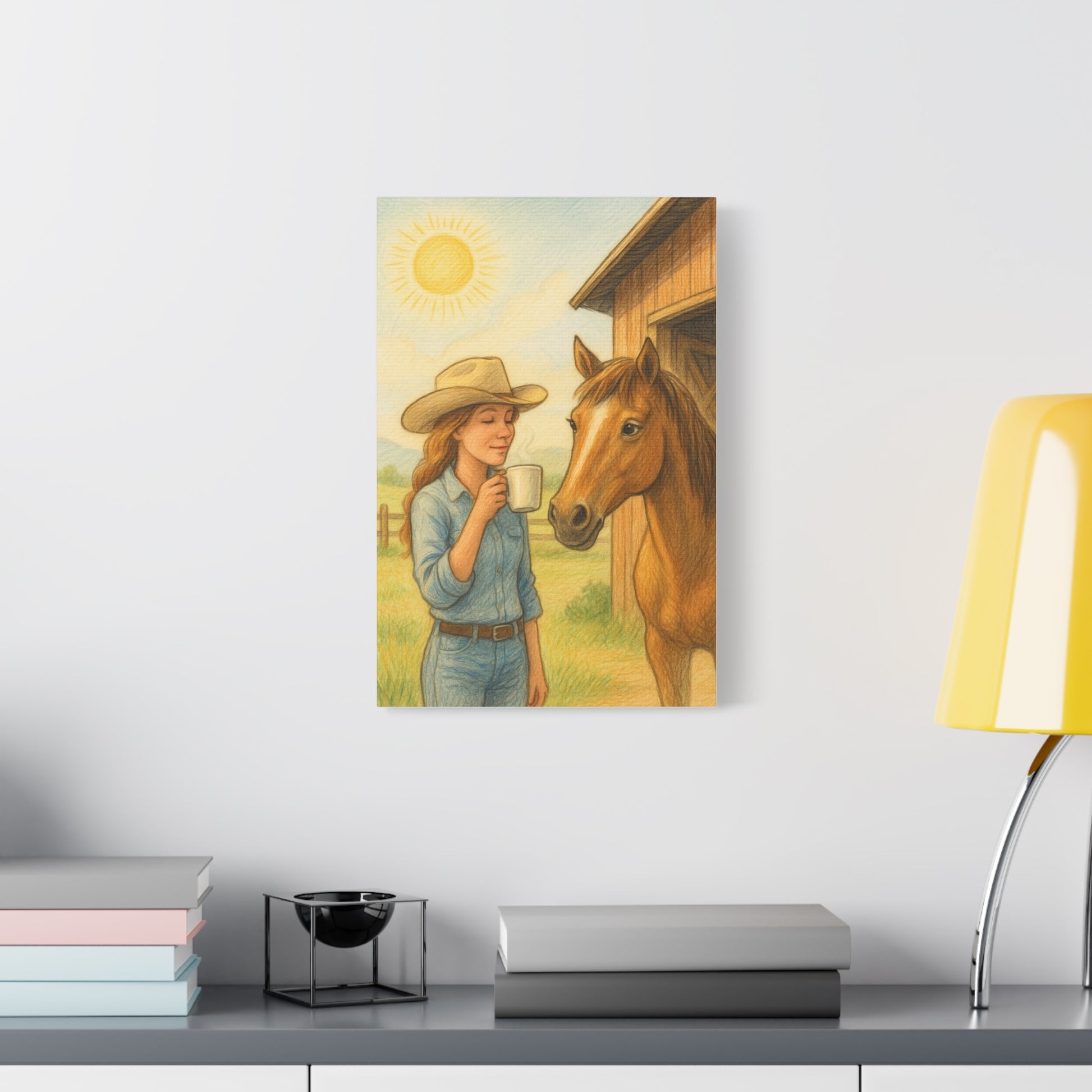 First Light Coffee Canvas Art
