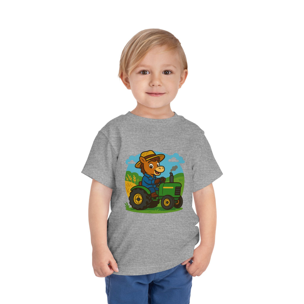 Buck on a Tractor – Toddler T-Shirt