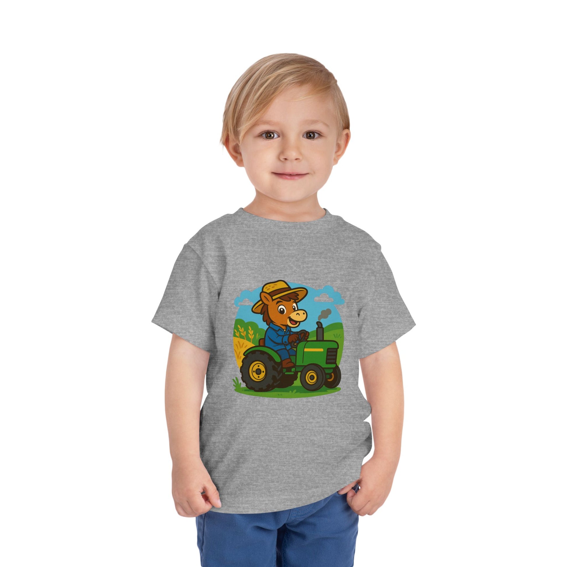 Buck on a Tractor – Toddler T-Shirt