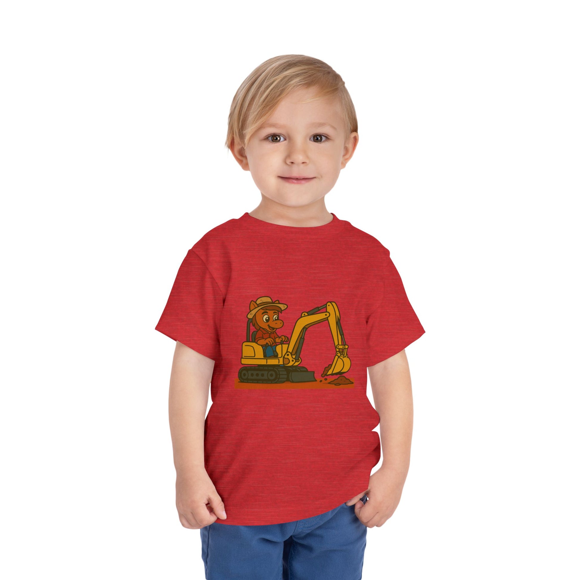 Buck on the Excavator – Toddler T-Shirt