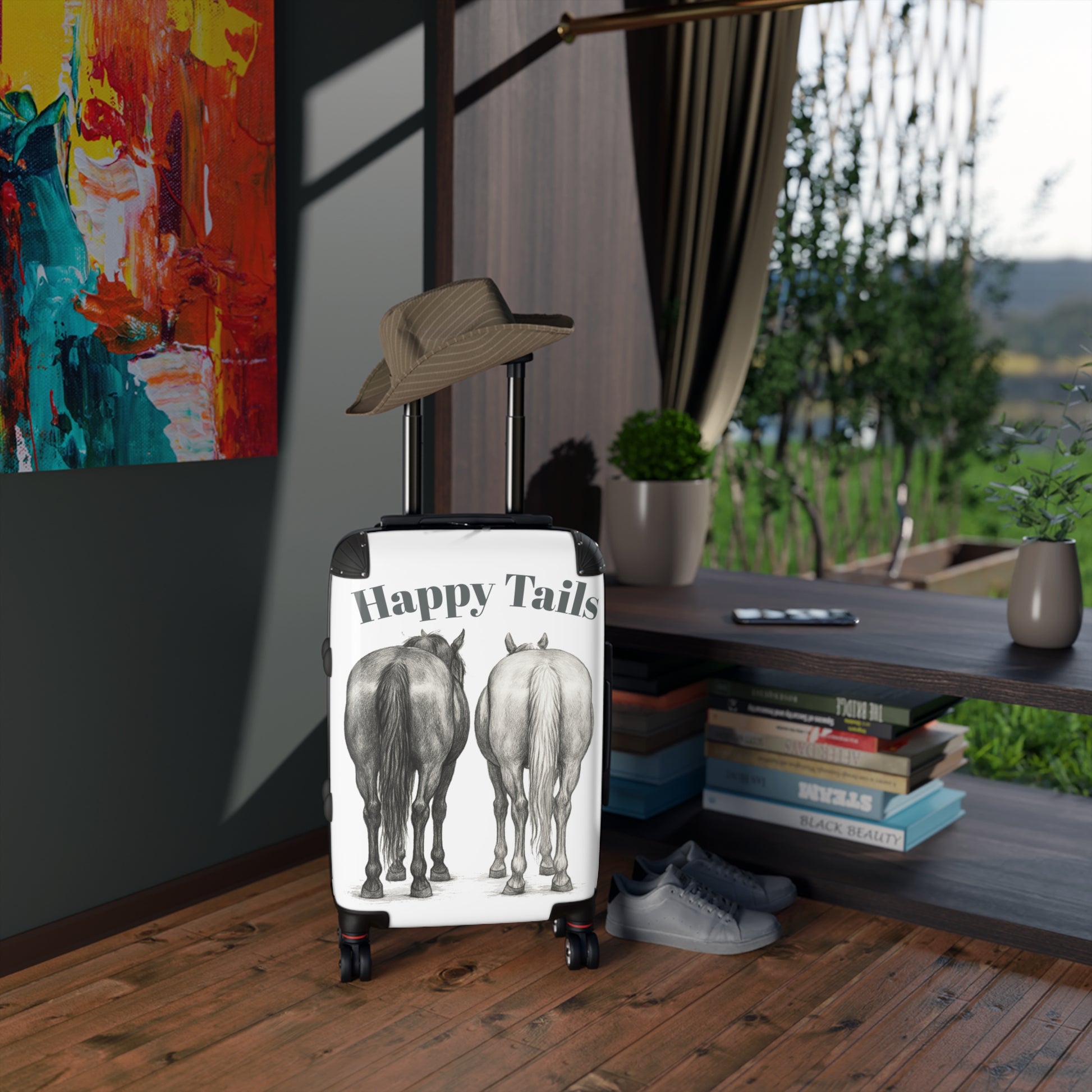 Happy Tails Horse-Themed Luggage